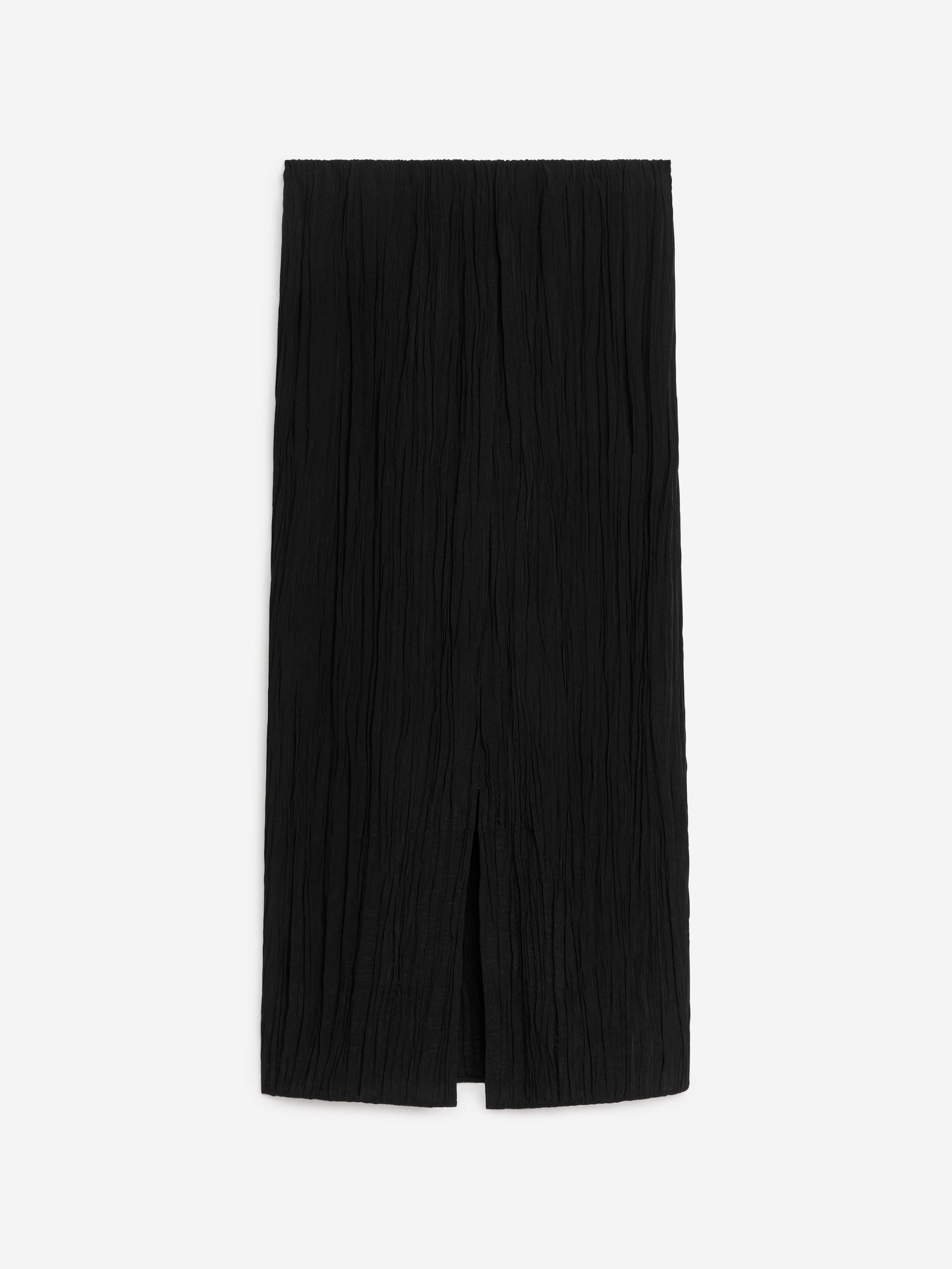Crinkle Skirt - Black - Slim fit - Women - StillMedia/DescriptiveStillLife - 1