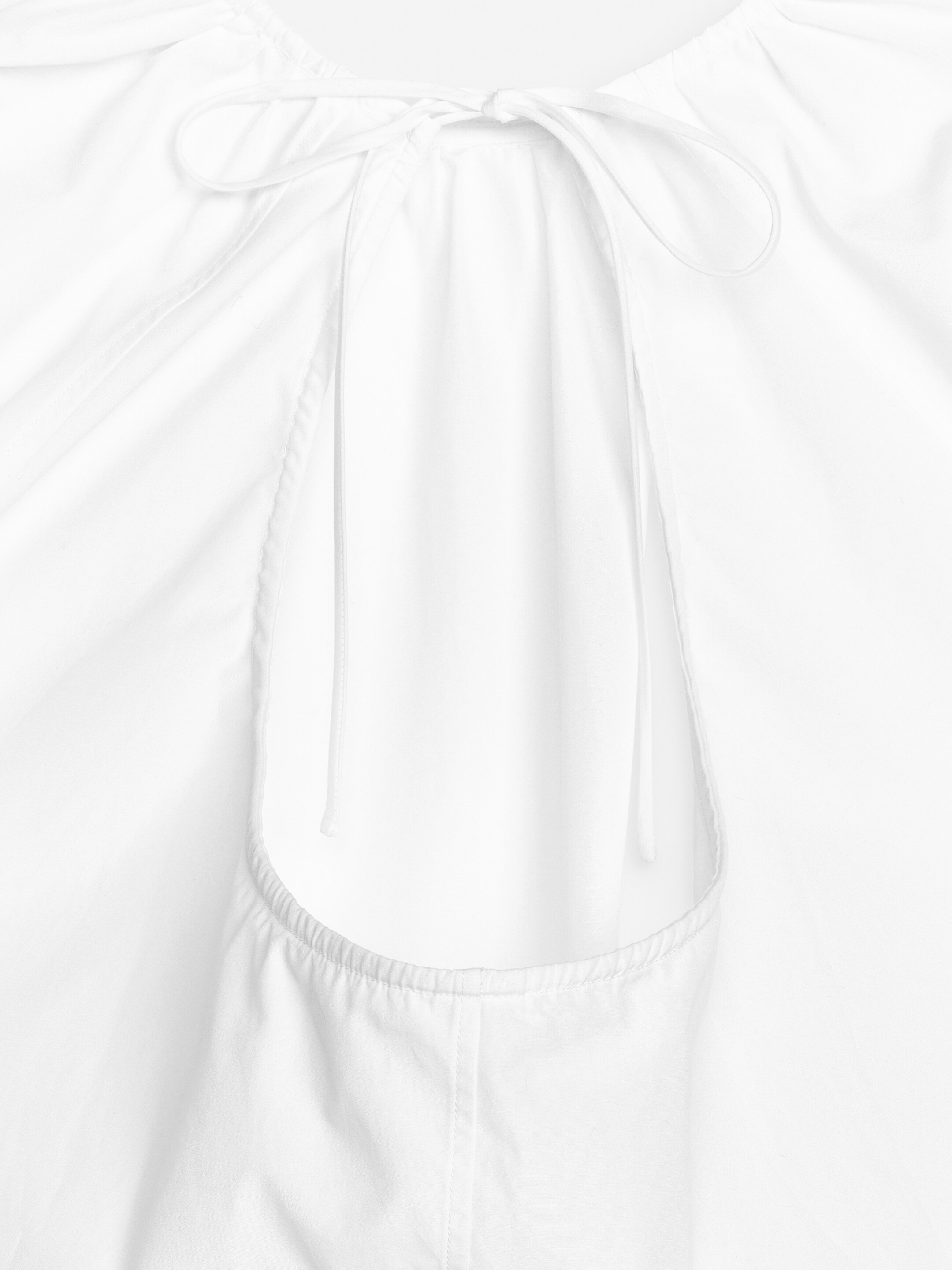 View larger image: Scoop-Back Blouse - White - Ladies | H&M GB 2