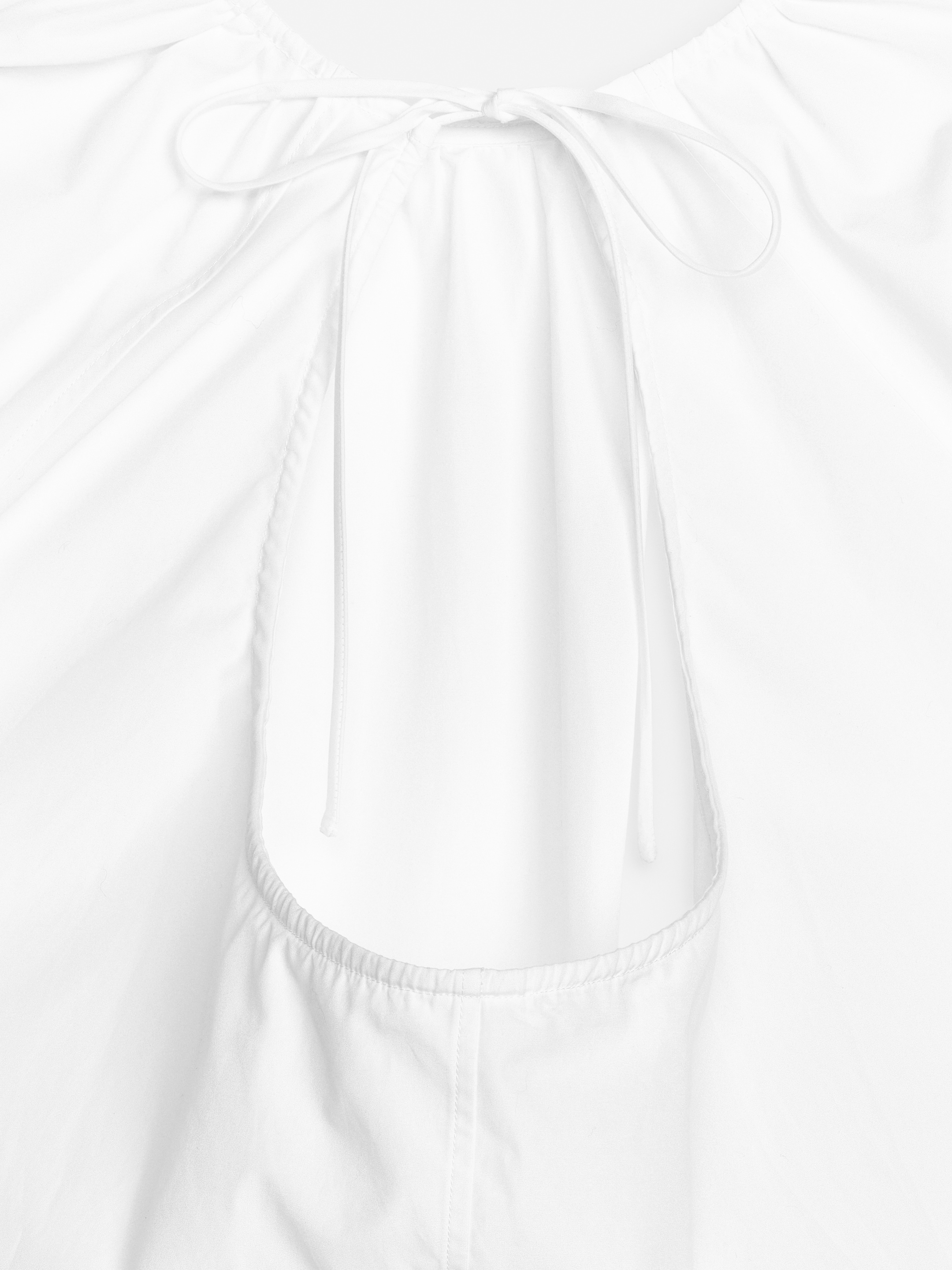 Chemisier à dos échancré - Blanc - Regular fit - Femme - StillMedia/DescriptiveDetail - 2