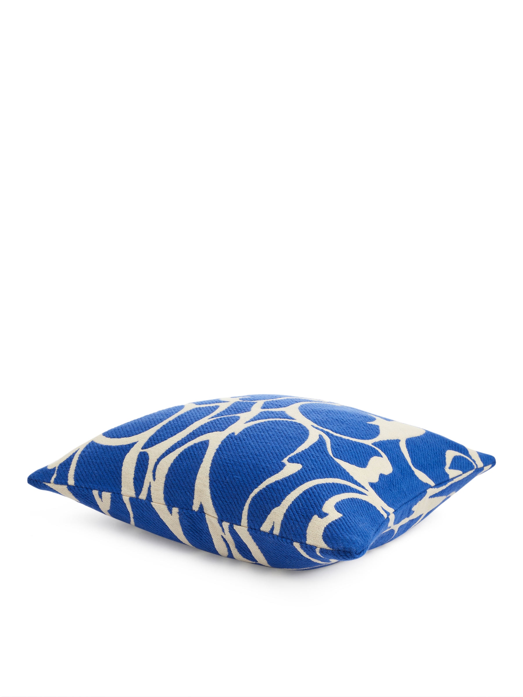 Kuddfodral i ull och bomull 50 x 50 cm - Klarblå/beige - Homeware - StillMedia/DescriptiveStillLife - 3