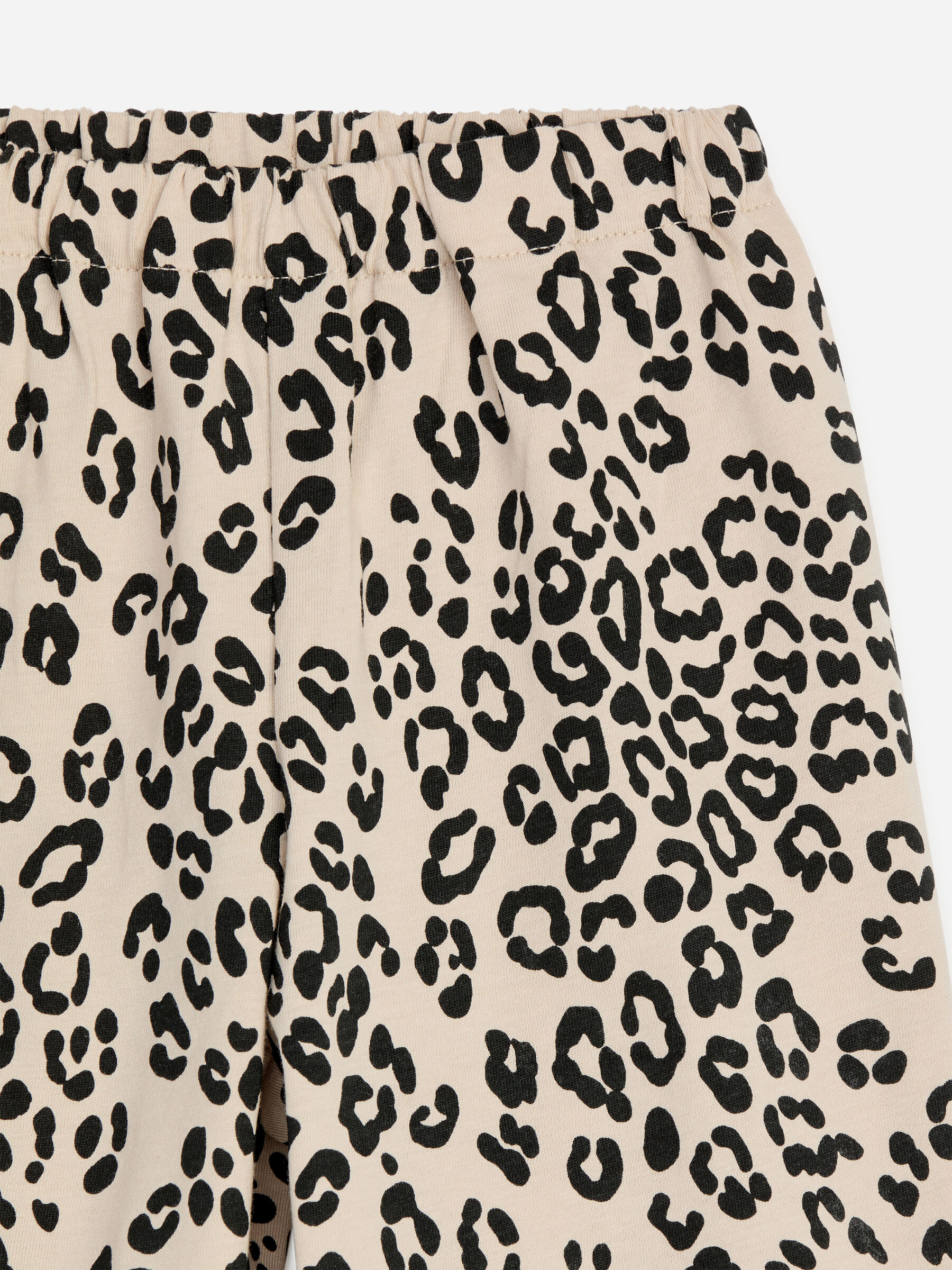 Pantalon décontracté en jersey - Beige/Noir - Relaxed fit - Enfant - StillMedia/DescriptiveDetail - 1