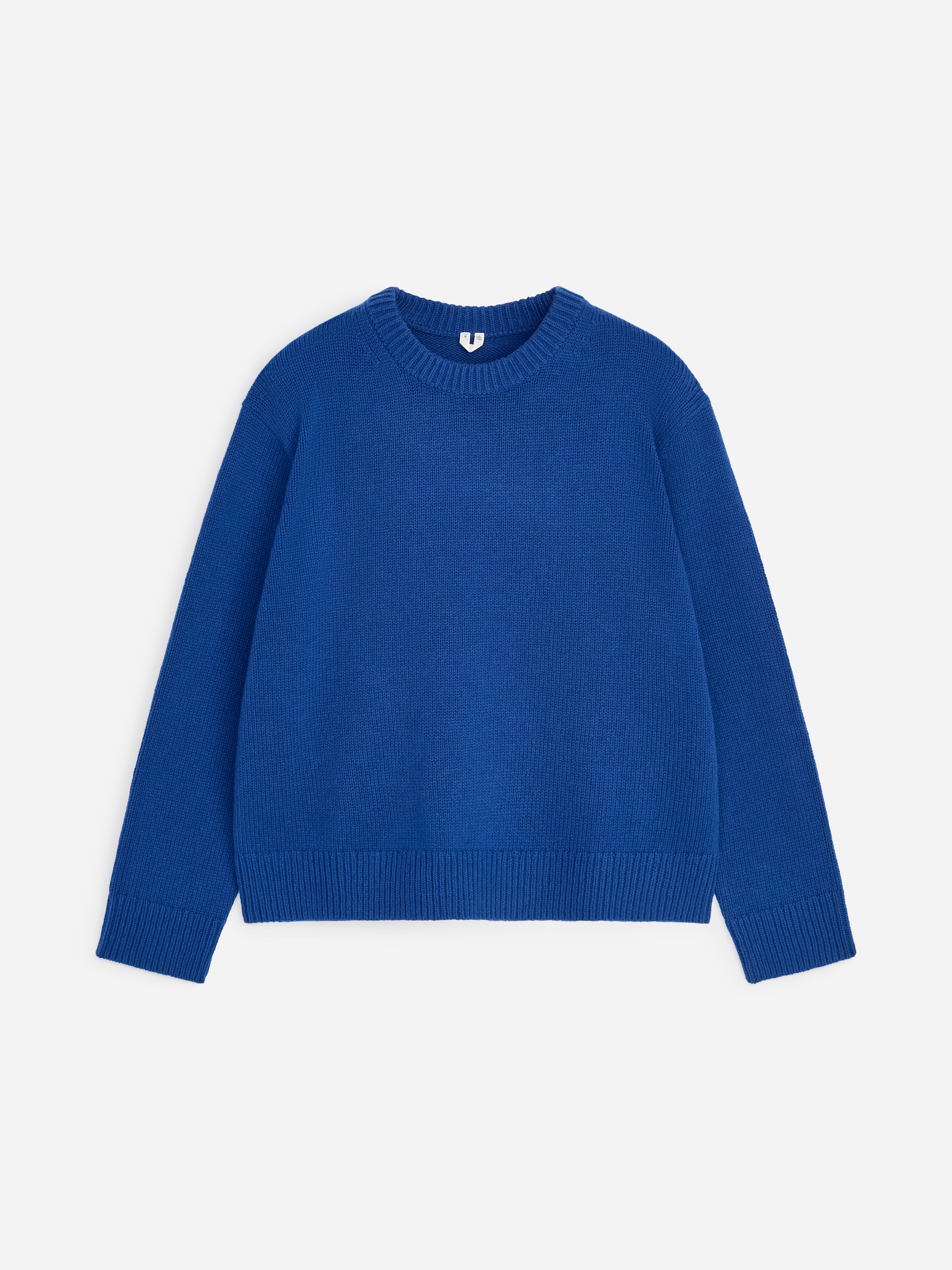 Maglione in lana pesante - Blu brillante - Relaxed fit - men - StillMedia/DescriptiveStillLife - 1