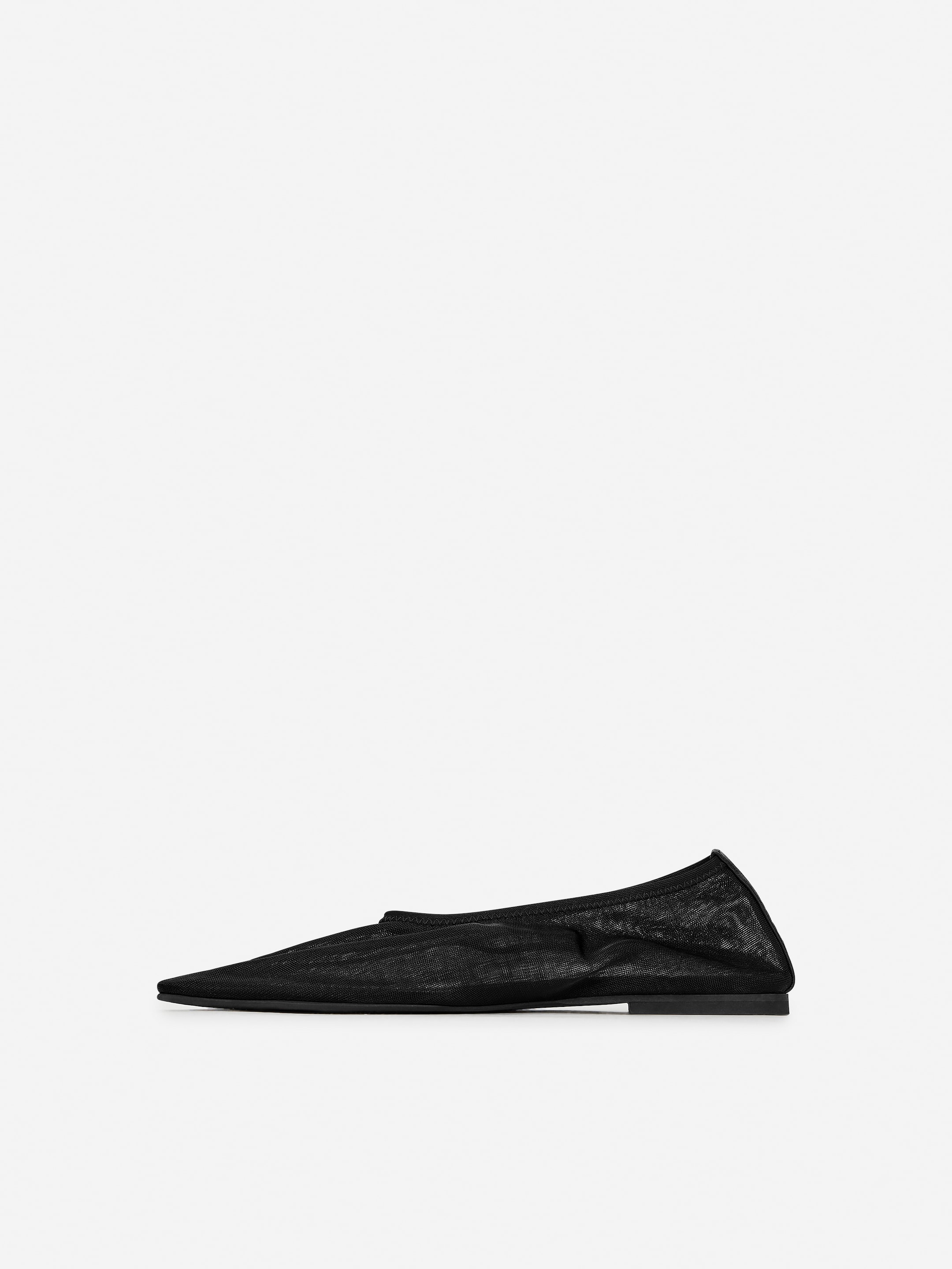 Visa större bild: Ballerinaskor i mesh - Svart - DAM | H&M SE 3