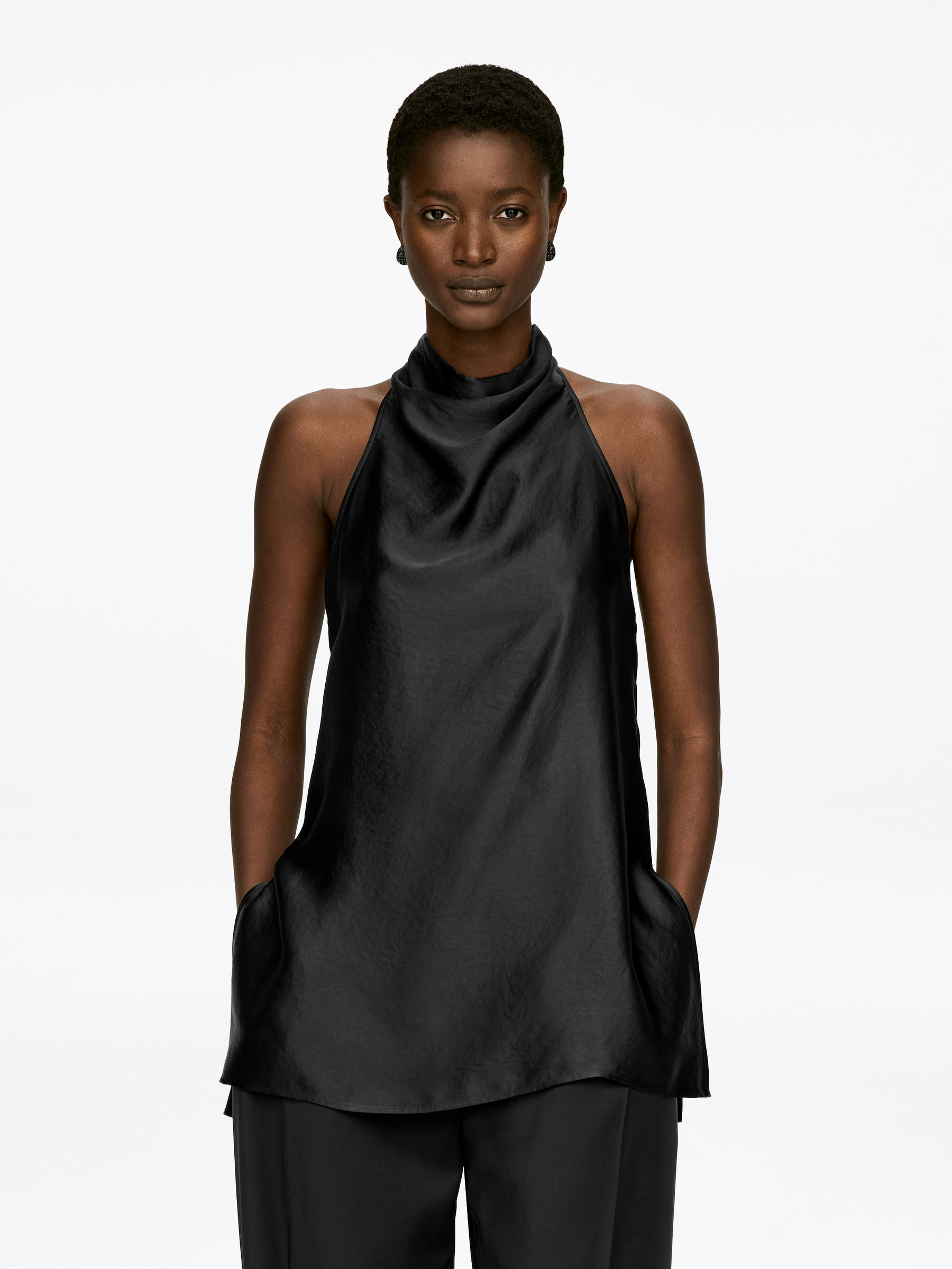 Halterneck Top-#272627-17547