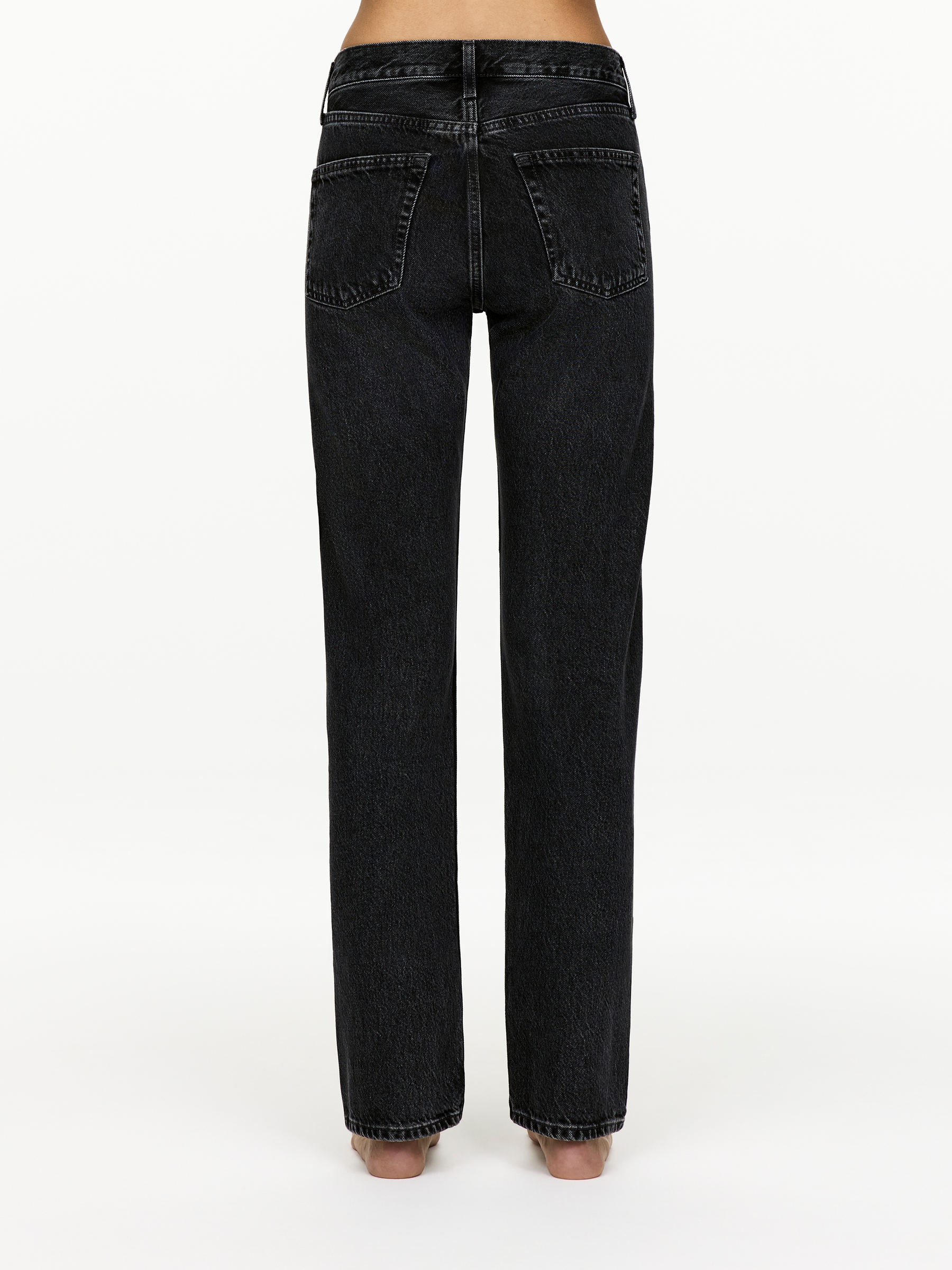 Jean droit SNOW - Noir délavé - Slim fit - Femme - StillMedia/Lookbook - 13