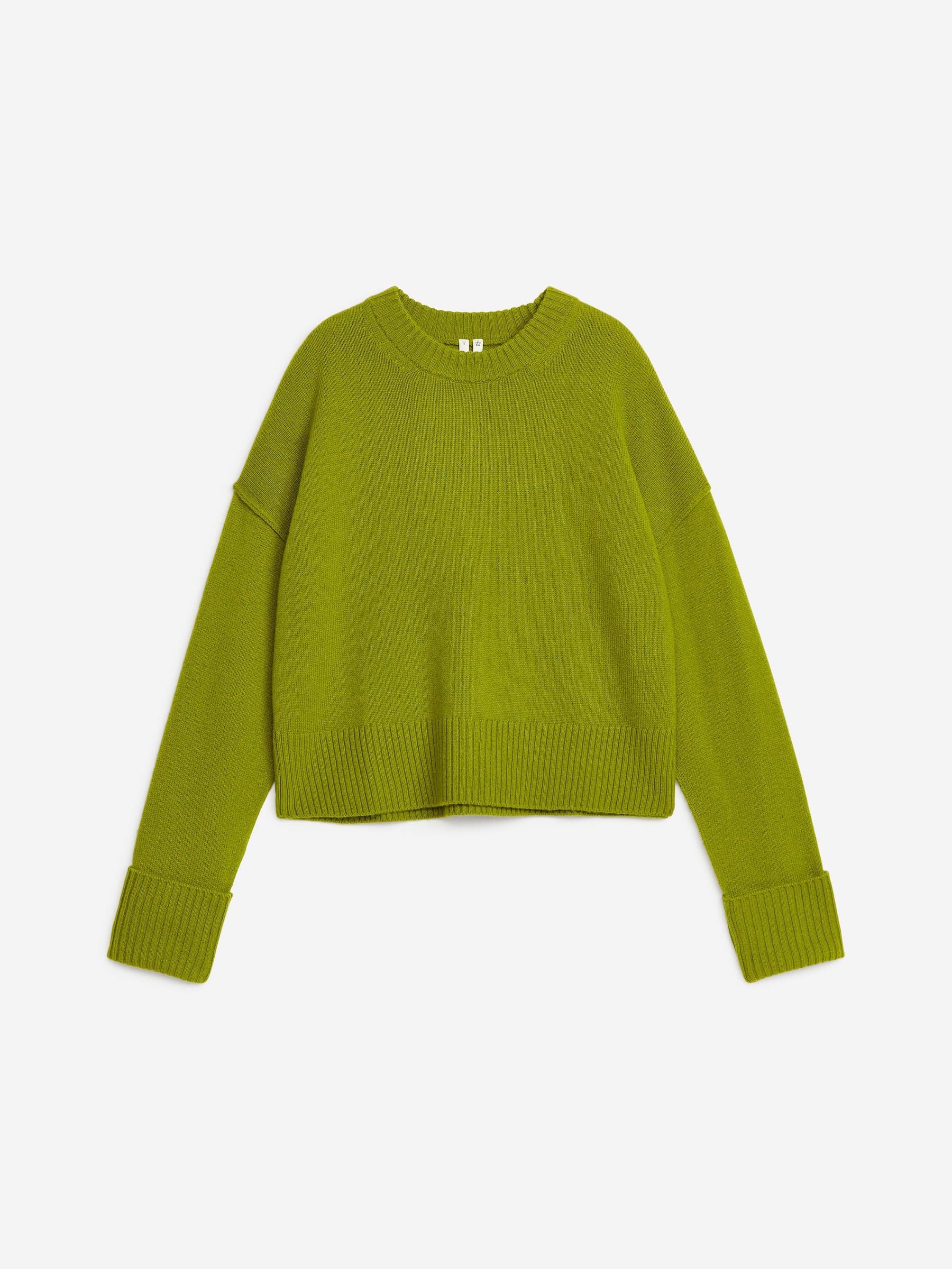 Wool Jumper - Green - Regular fit - Women - StillMedia/DescriptiveStillLife - 1
