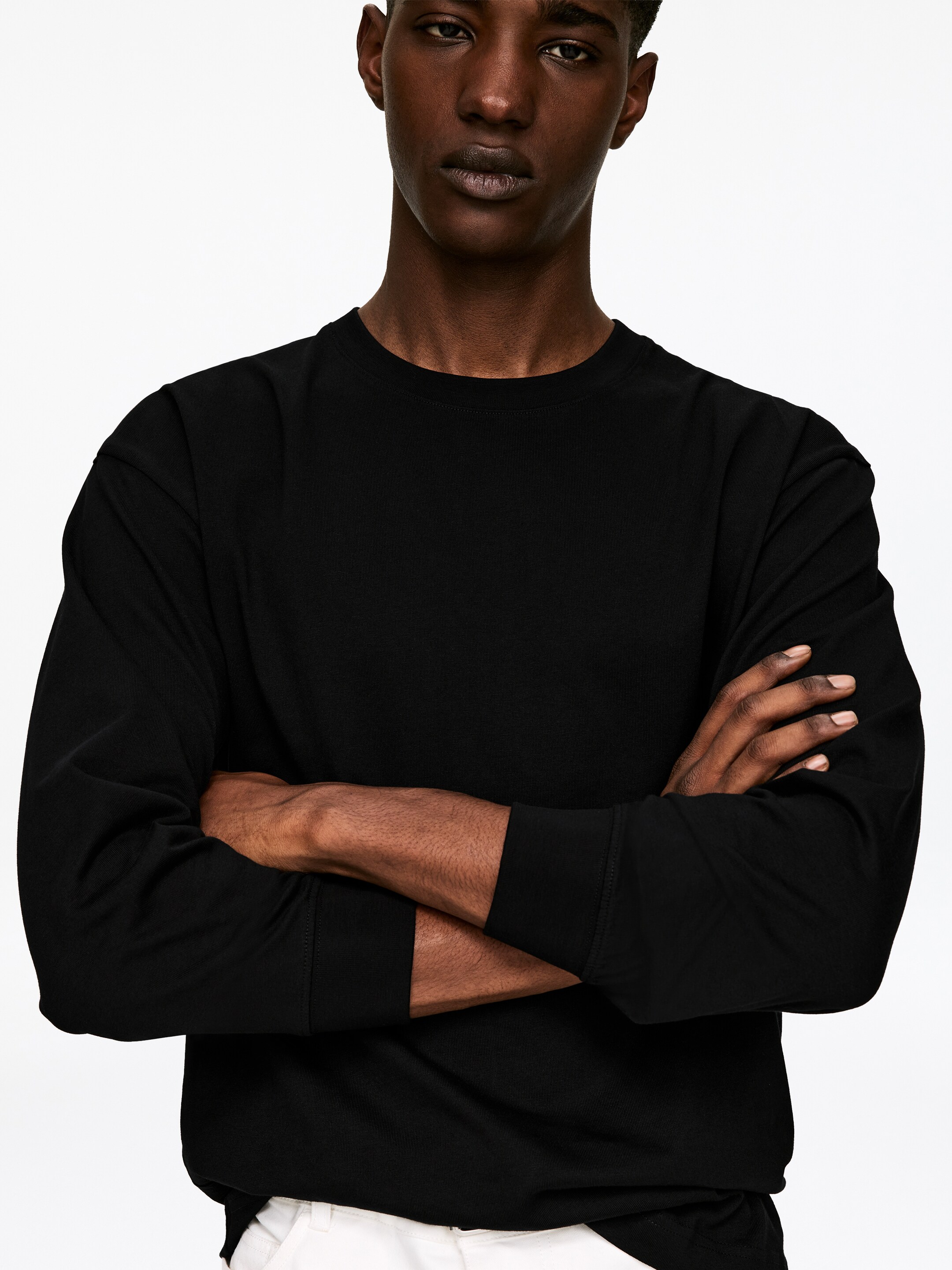 Zobacz większy obraz: T-shirt z długim rękawem - Czarny - ON | H&M PL 4