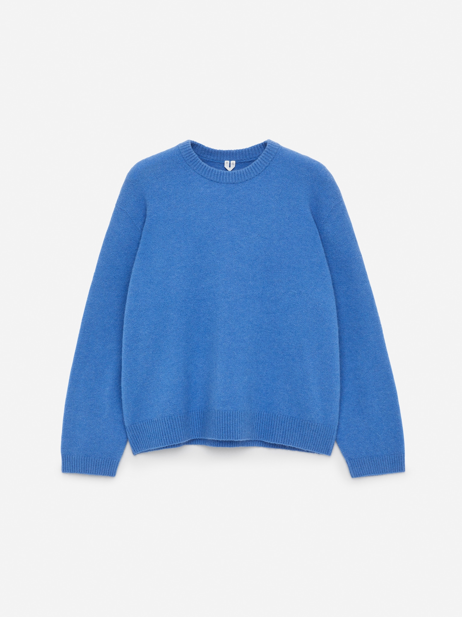 Maglione in misto alpaca e lana - Blu brillante/Beige/Blu