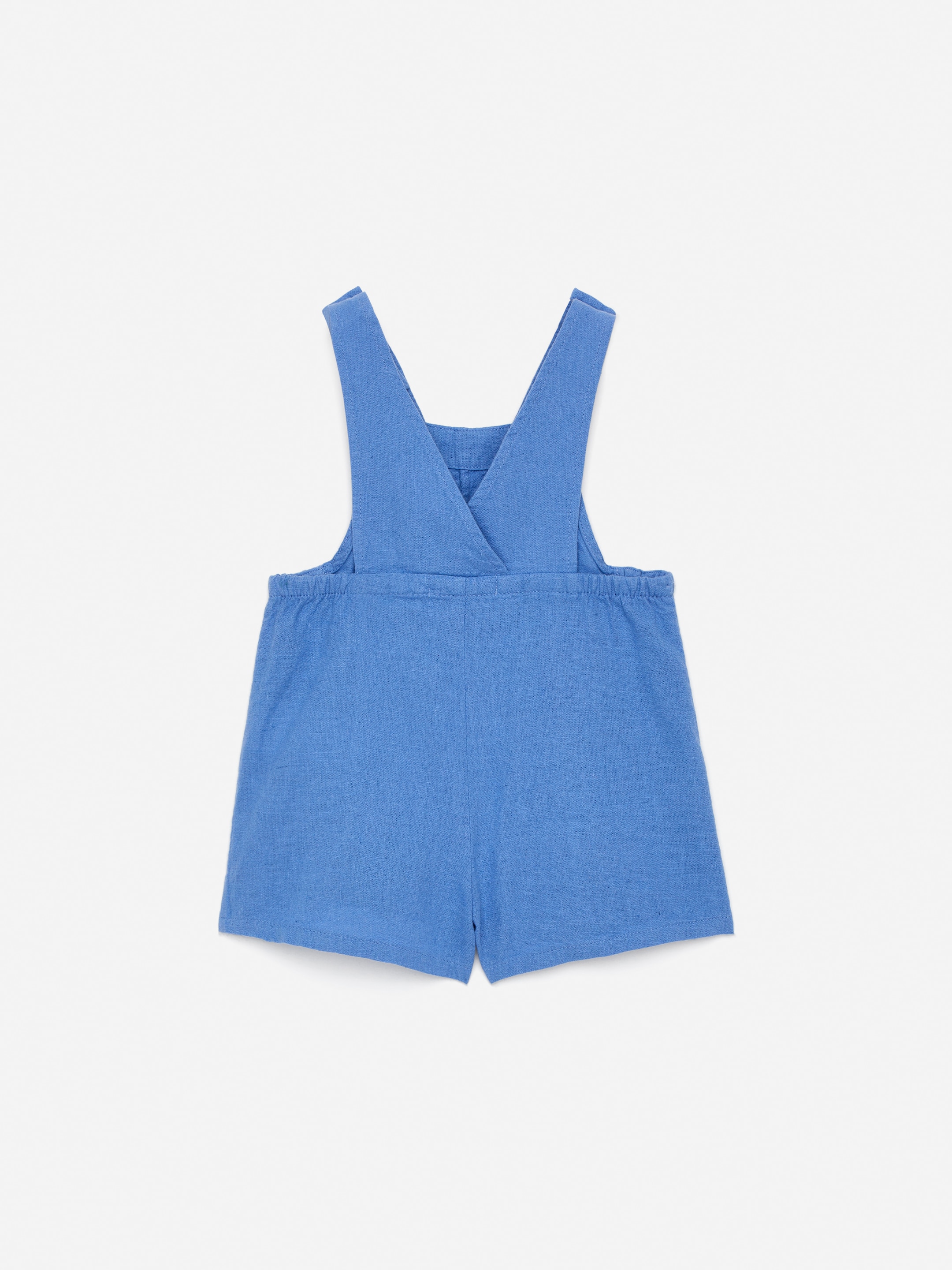 Agrandir l'image: Salopette en lin et coton - Bleu - ENFANT | H&M FR 2