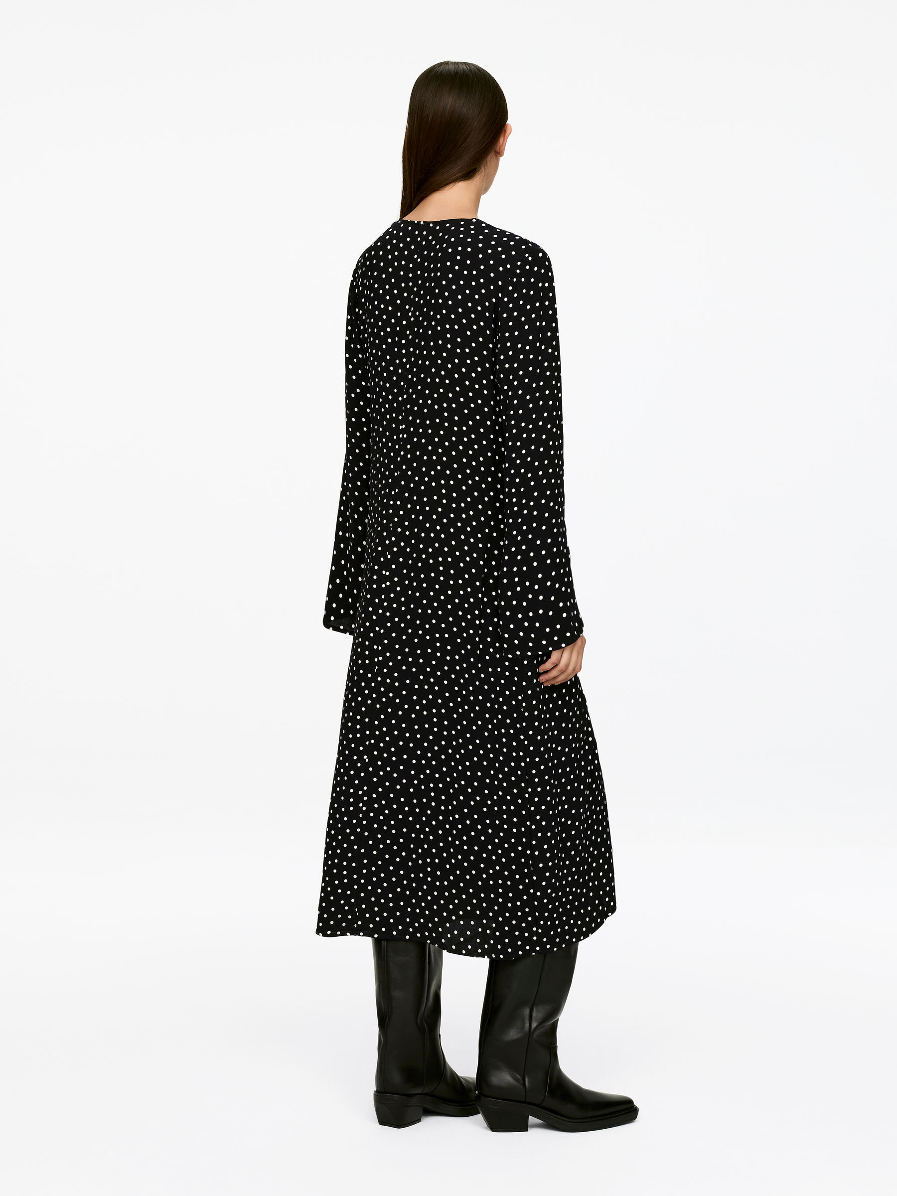 Bedrucktes Maxikleid - Schwarz - Regular Fit - Damen - StillMedia/Lookbook - 3