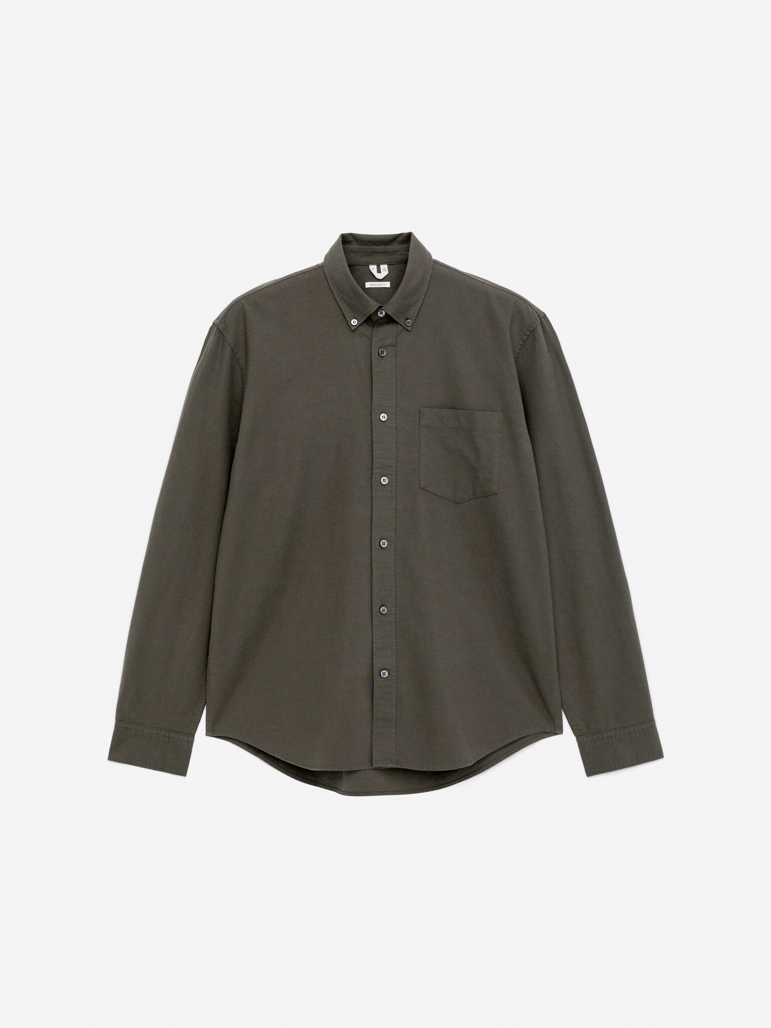 Chemise Oxford - Taupe foncé/Gris clair/Bleu ciel/Bleu/rayé/Blanc/Gris/Blanc/Vert foncé/Blanc cassé/vert/Bleu foncé - 2