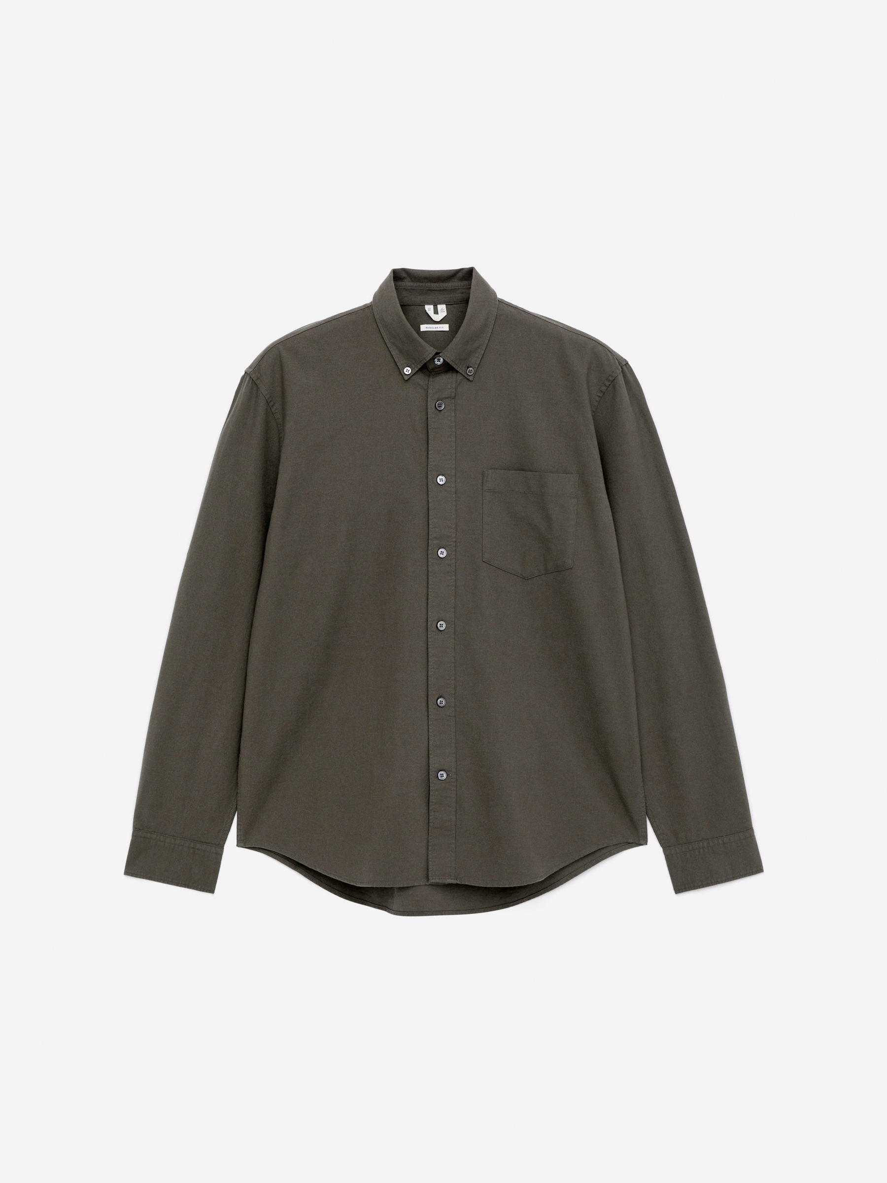 Oxford Shirt-#5D5950-16026