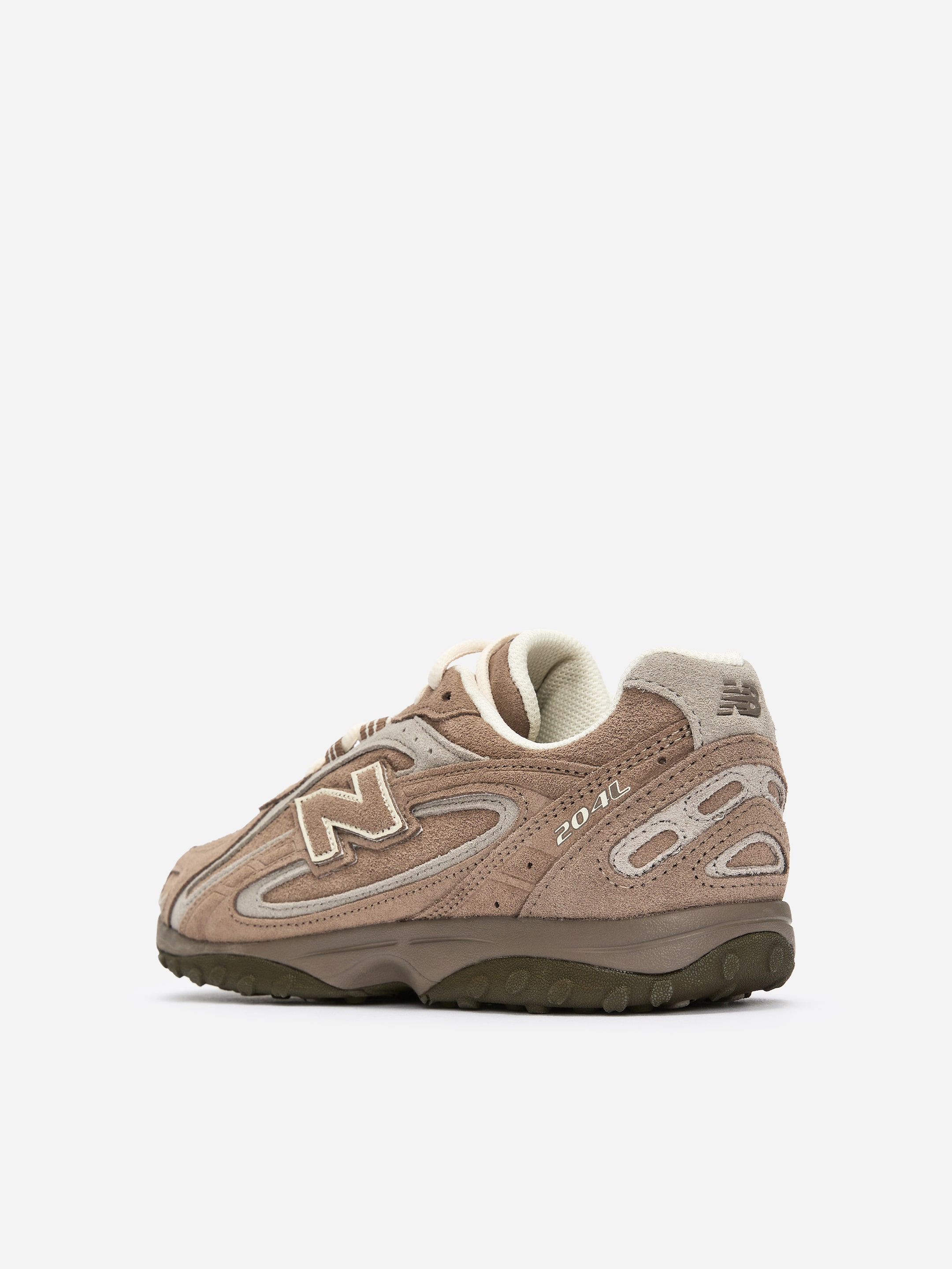 NEW BALANCE 204L SUEDE TRAINERS - Dark beige - Women - StillMedia/DescriptiveStillLife - 3