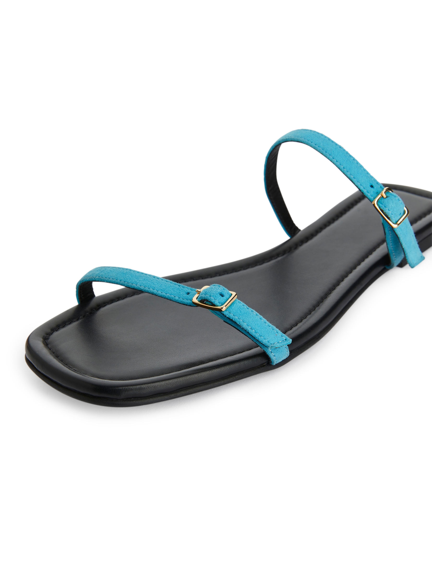 Leather Sandals - Light Turquoise - Women - StillMedia/DescriptiveDetail - 3