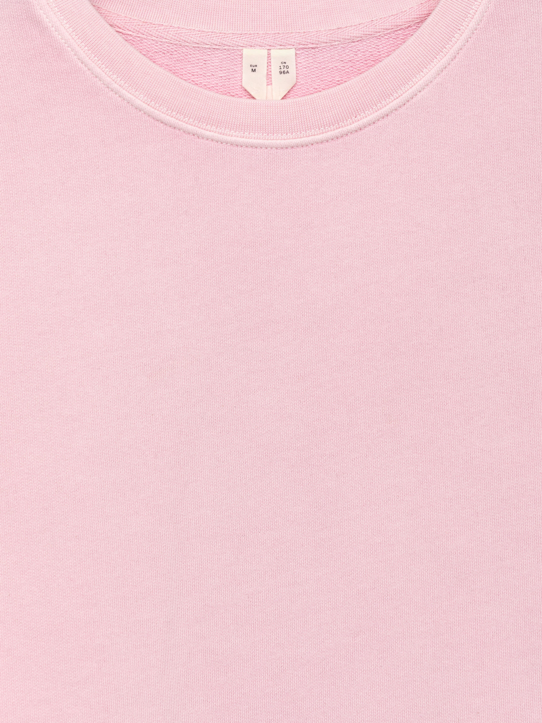 French Terry Sweatshirt - Pink - Loose fit - Women - StillMedia/DescriptiveDetail - 2