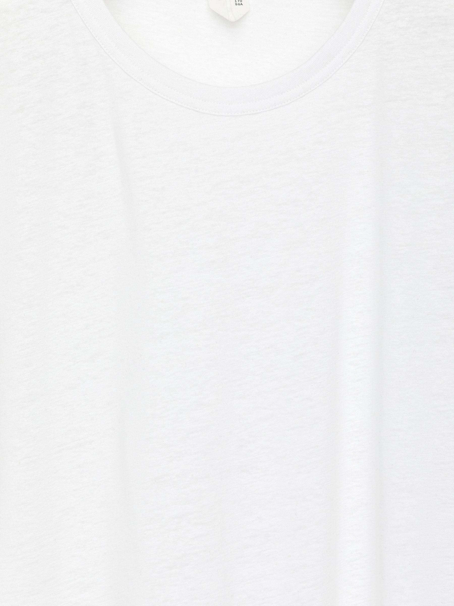 Linen-Blend T-Shirt - White - Slim fit - Women - StillMedia/DescriptiveDetail - 2