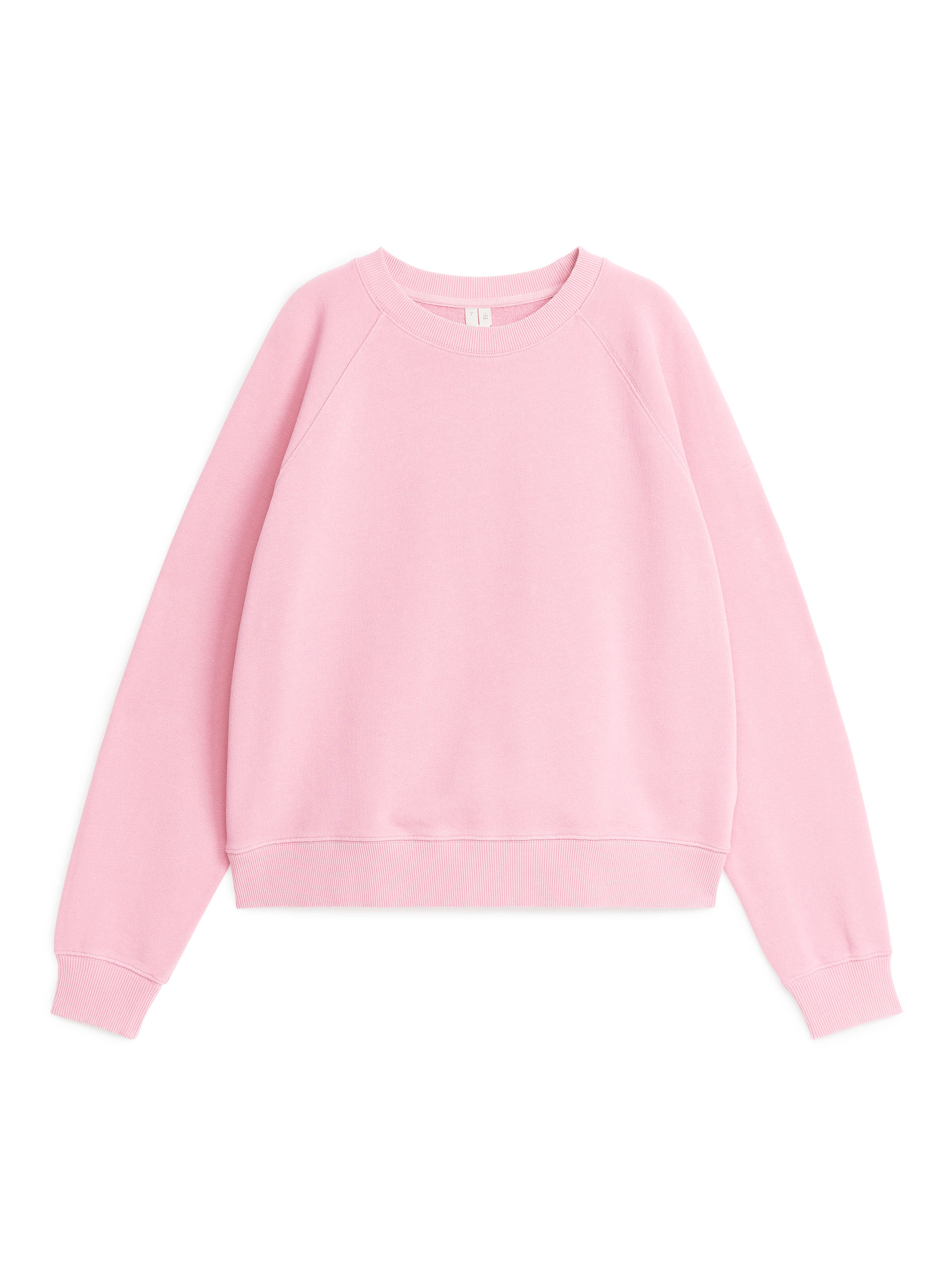 Soft French Terry Sweatshirt - Light Pink - Loose fit - Women - StillMedia/DescriptiveStillLife - 1