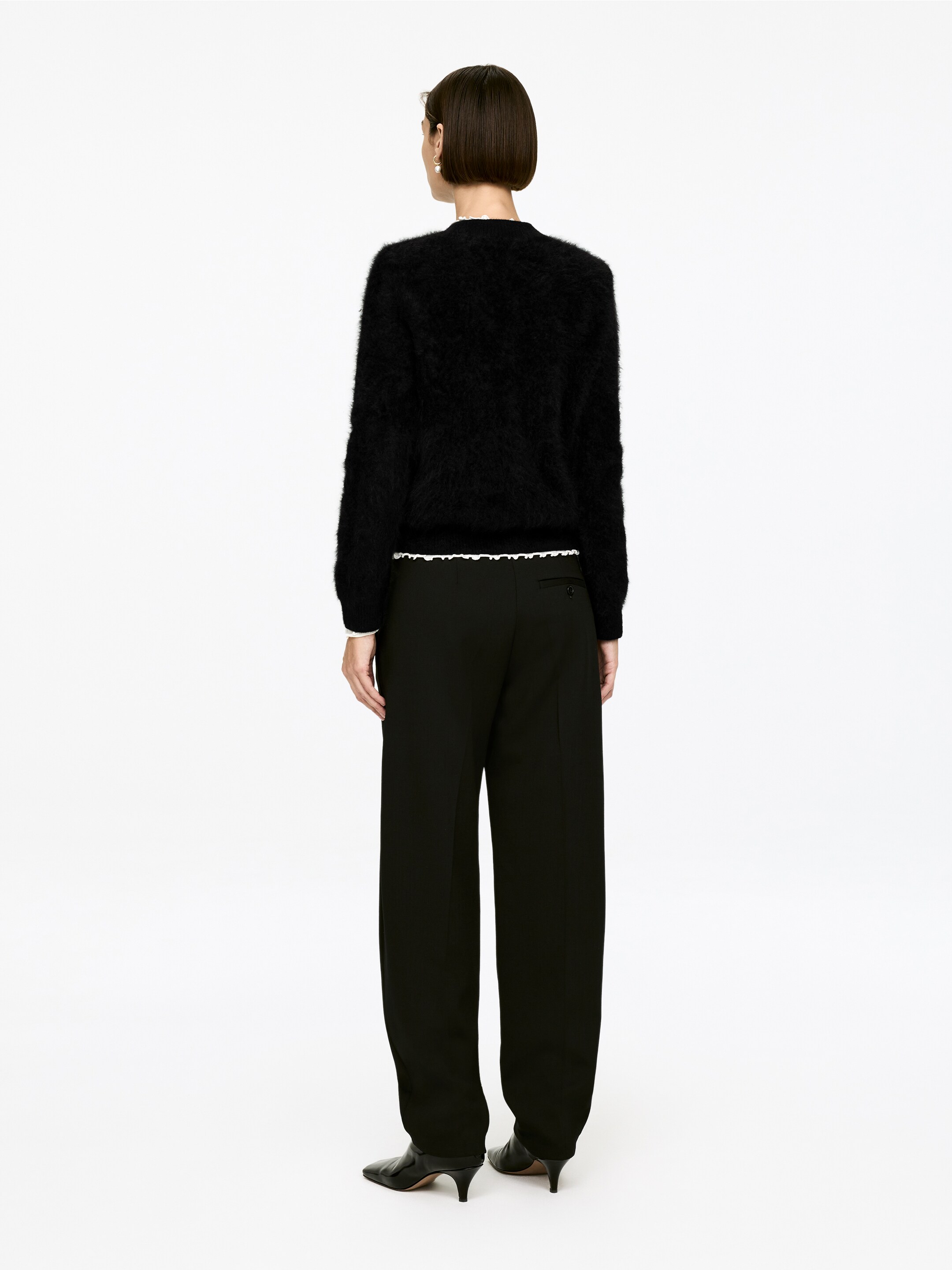 Se større billede: Cardigan i ren børstet kashmir - Sort - DAME | H&M DK 3