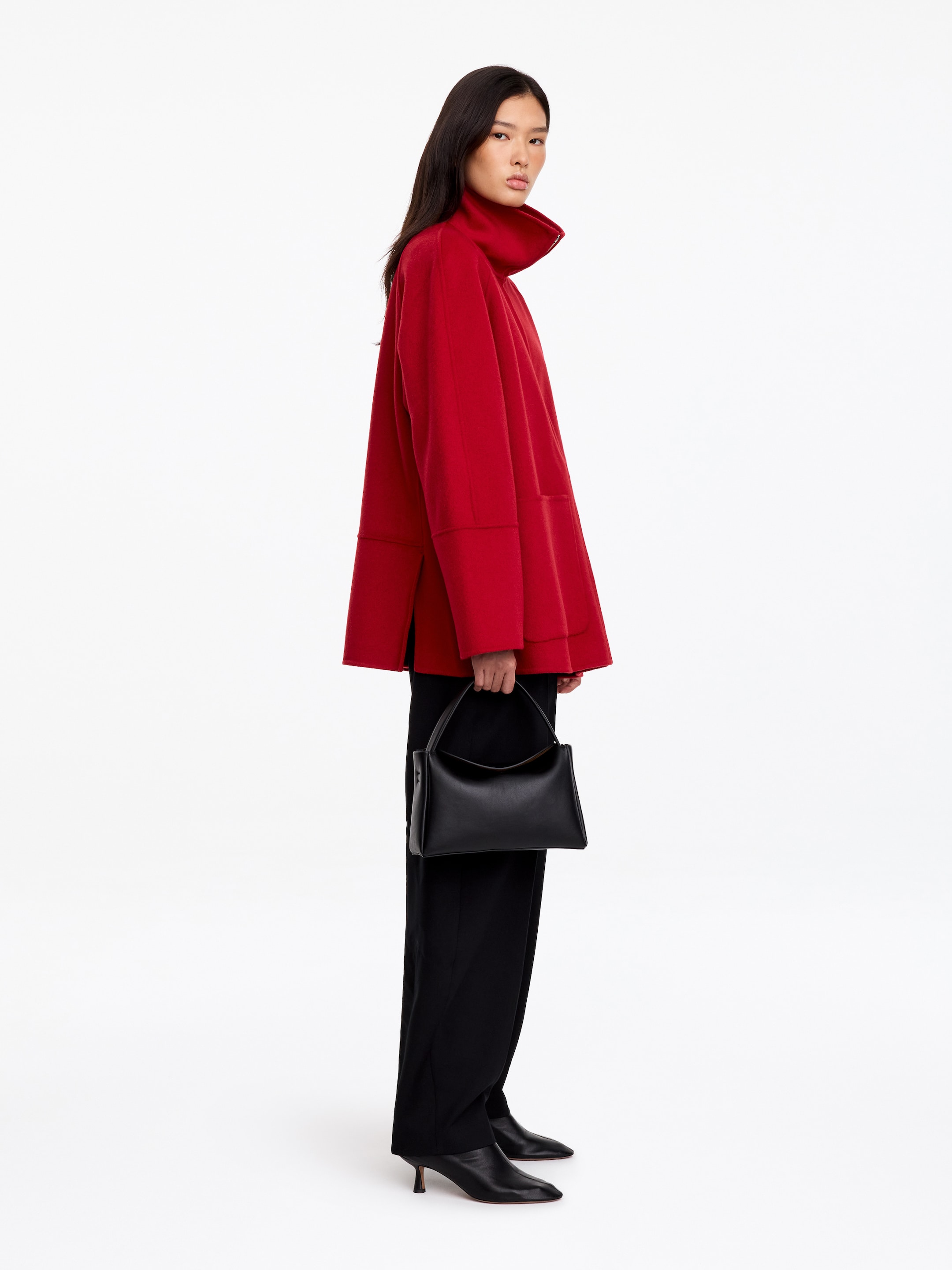 Doubleface-Jacke aus Wollmischung - Rot - Relaxed Fit - women - StillMedia/Lookbook - 4