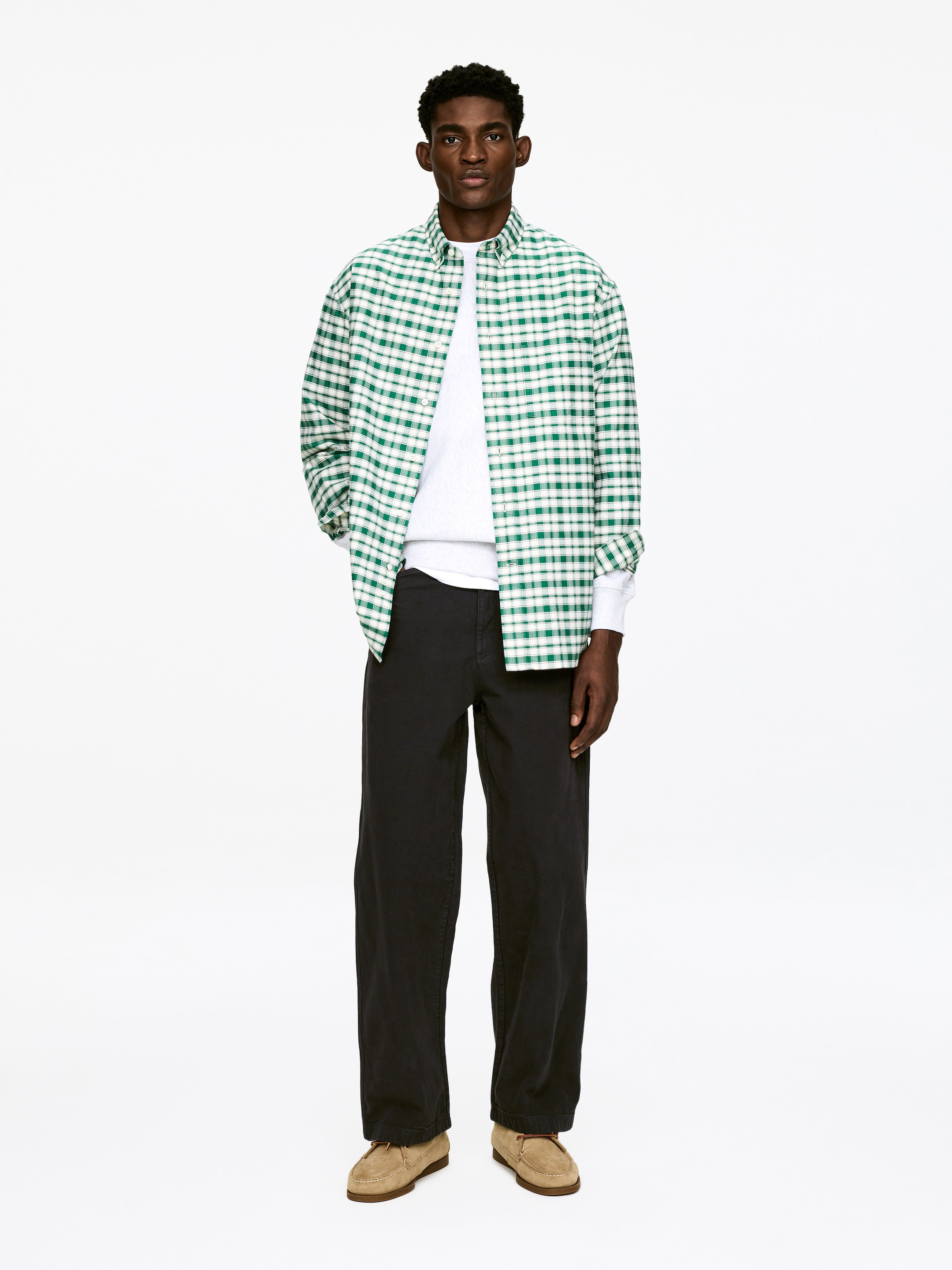 Nagyobb kép megtekintése: Laza vászonnadrág - Fekete - FÉRFI | H&M HU 1