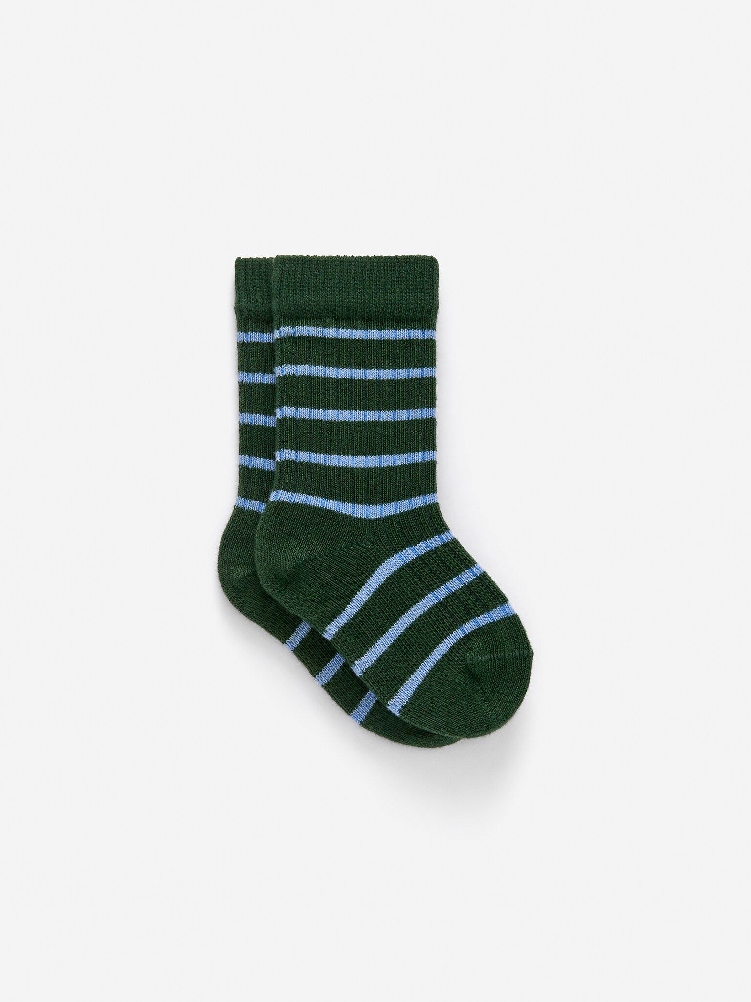 Chaussettes en maille côtelée, 5 paires - Vert/Bleu/Mauve/Rouge/Mauve/Rouge/Beige/Bleu/Vert/Bleu/Blanc cassé - 7