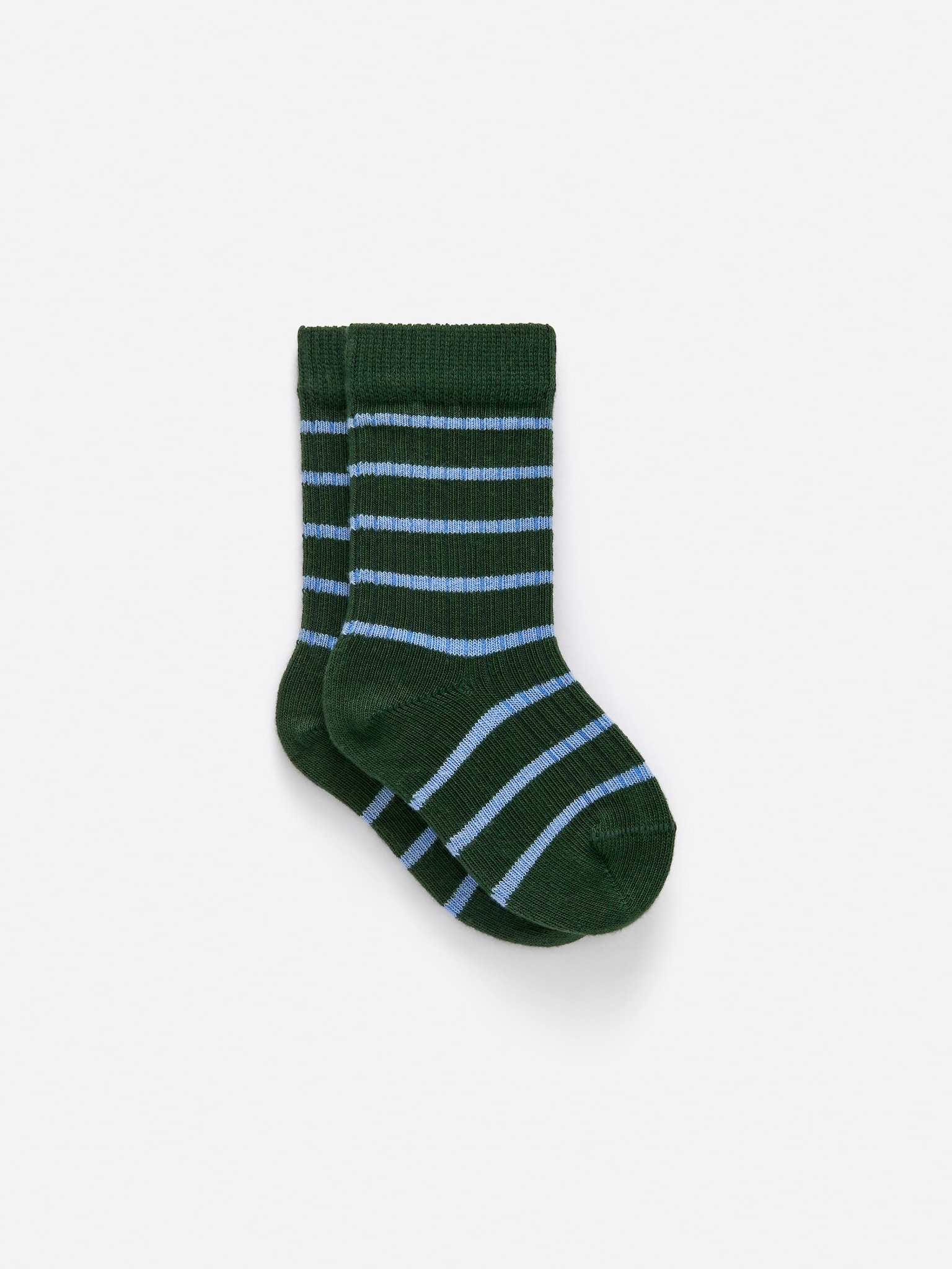 Chaussettes en maille côtelée, 5 paires - Vert/Bleu/Mauve/Rouge/Mauve/Rouge/Vert/Bleu/Blanc cassé/Beige/Bleu - 7
