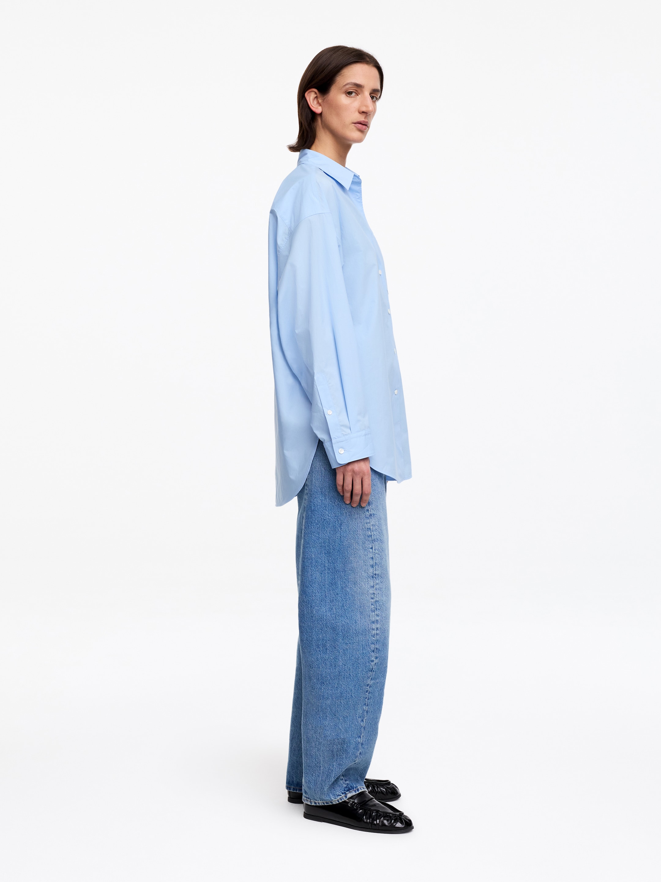 Oversized Shirt - Light Blue - Oversized - Women - StillMedia/Lookbook - 6