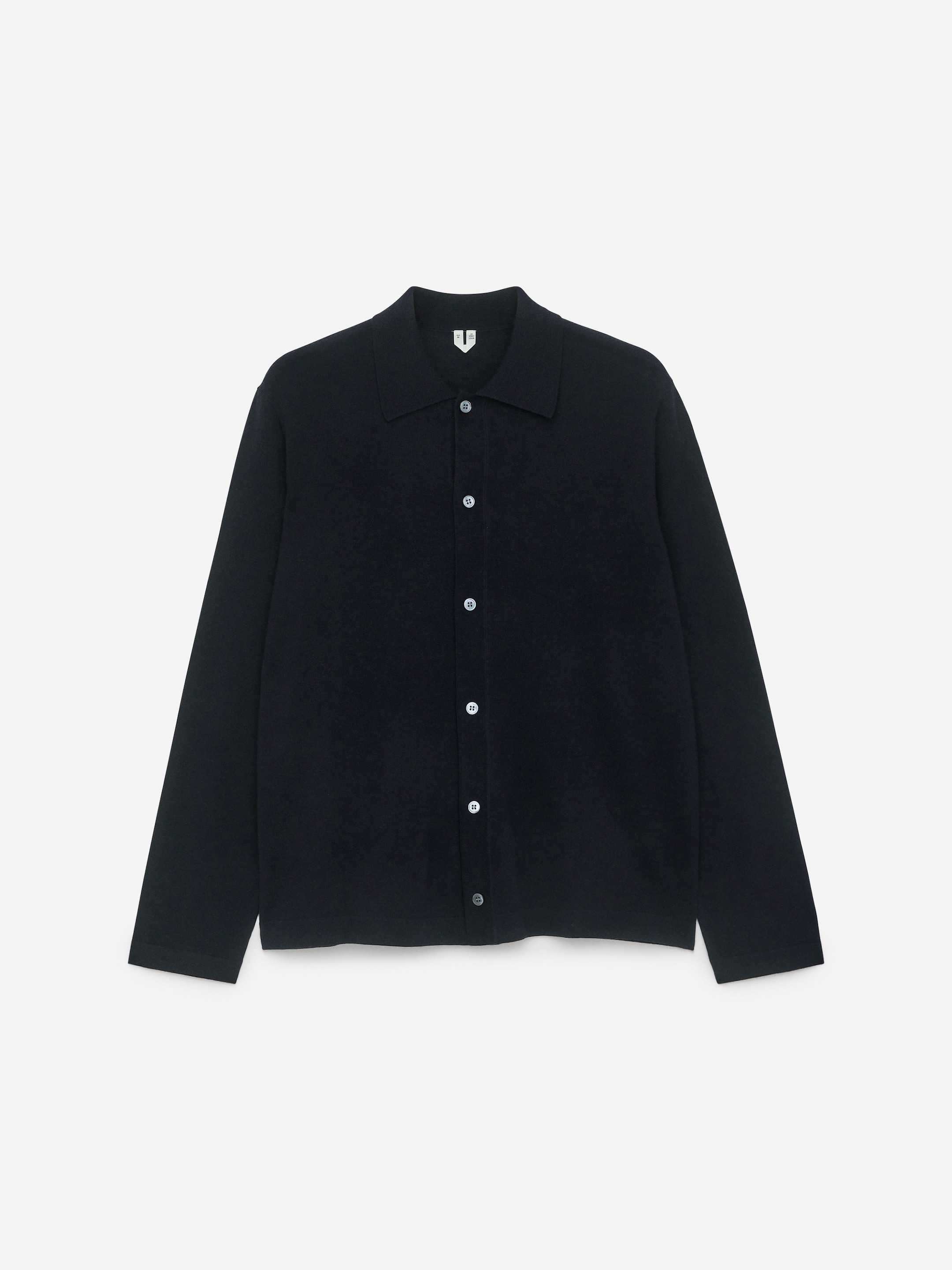 Grösseres Bild ansehen: Strickjacke aus Wolle mit Kragen - Dunkelblau - HERREN | H&M CH 1