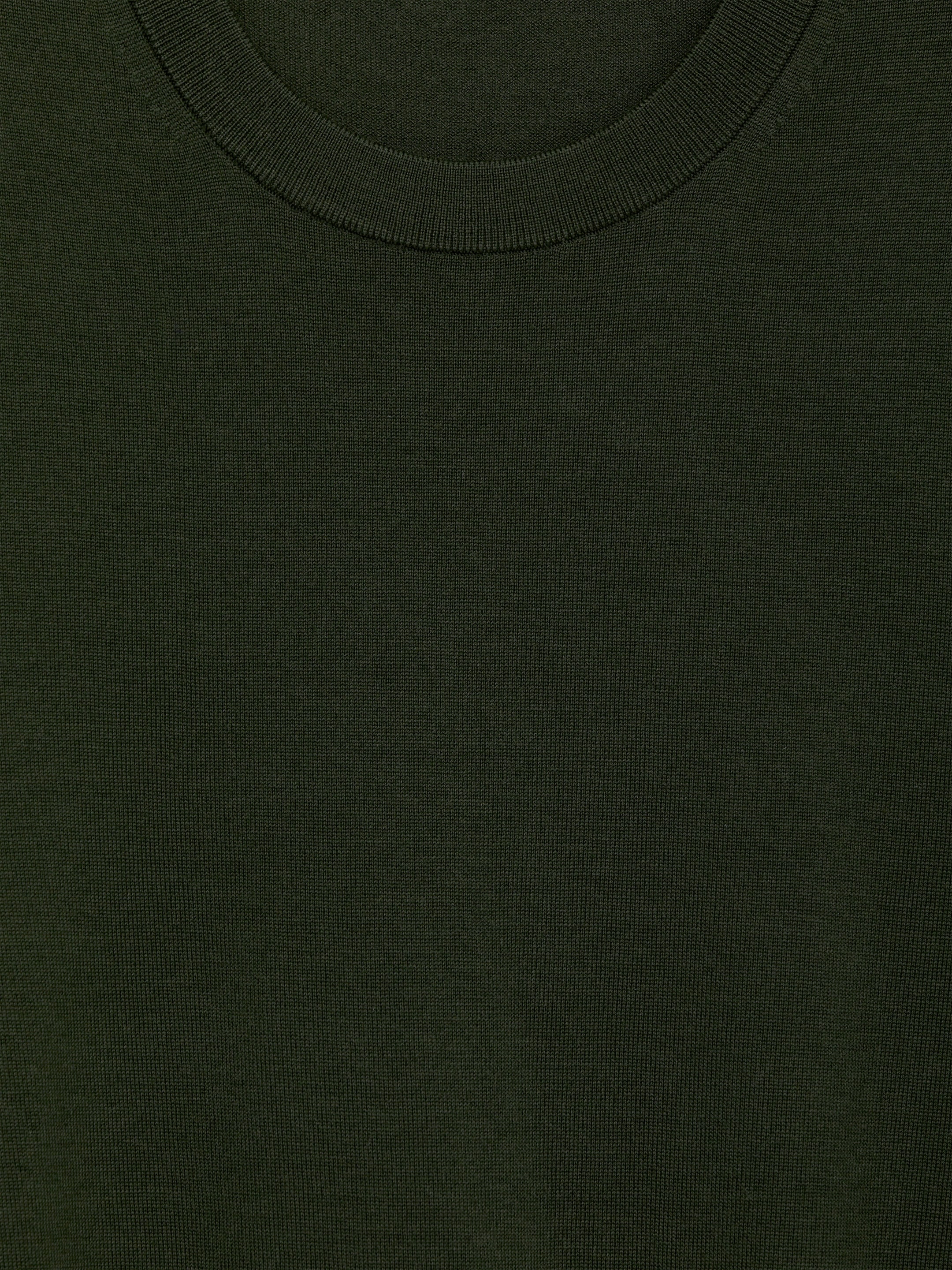 Fine Knit Merino Jumper - Dark Green - Regular fit - Men - StillMedia/DescriptiveDetail - 11
