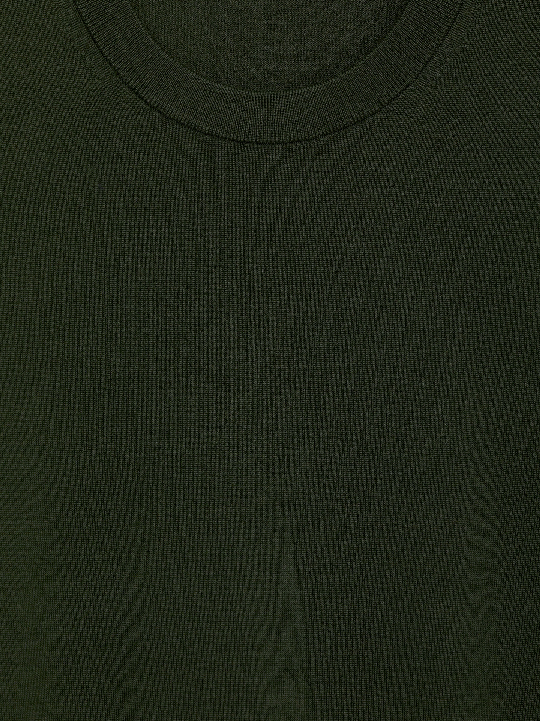 Pull en laine mérinos en maille fine - Vert foncé - Regular fit - Homme - StillMedia/DescriptiveDetail - 11