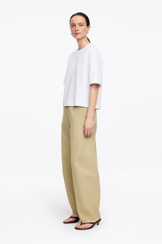 Signature Boxy T-Shirt - White/Red/Off White/Black/Washed Pink/White/Brown - 5