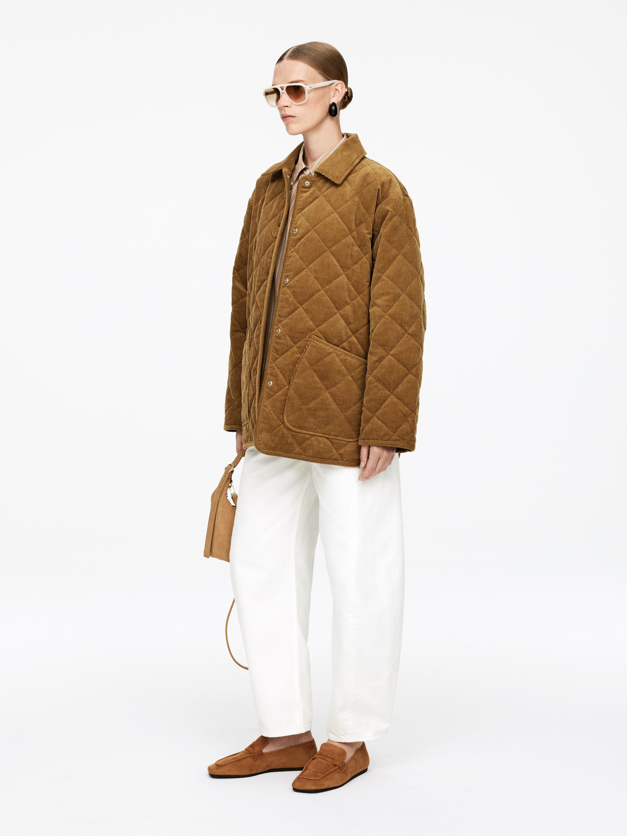 Grösseres Bild ansehen: Cord-Jacke - Braun - DAMEN | H&M CH 3