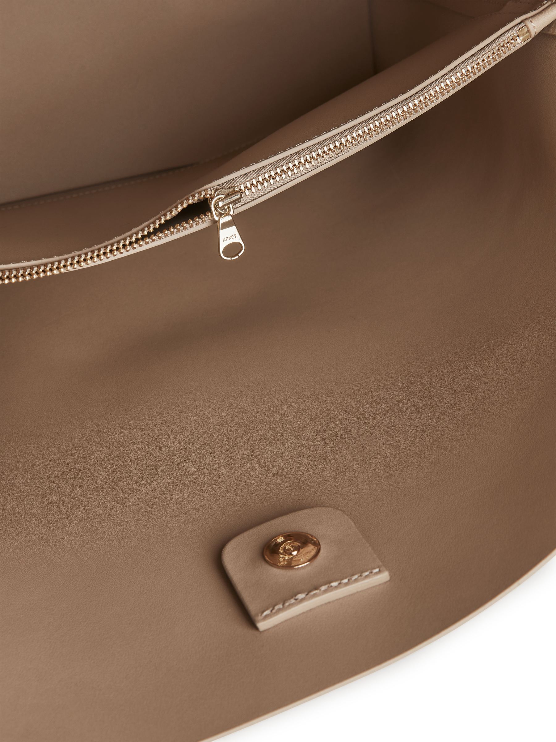 Rigid Leather Tote - Beige - Women - StillMedia/DescriptiveDetail - 3