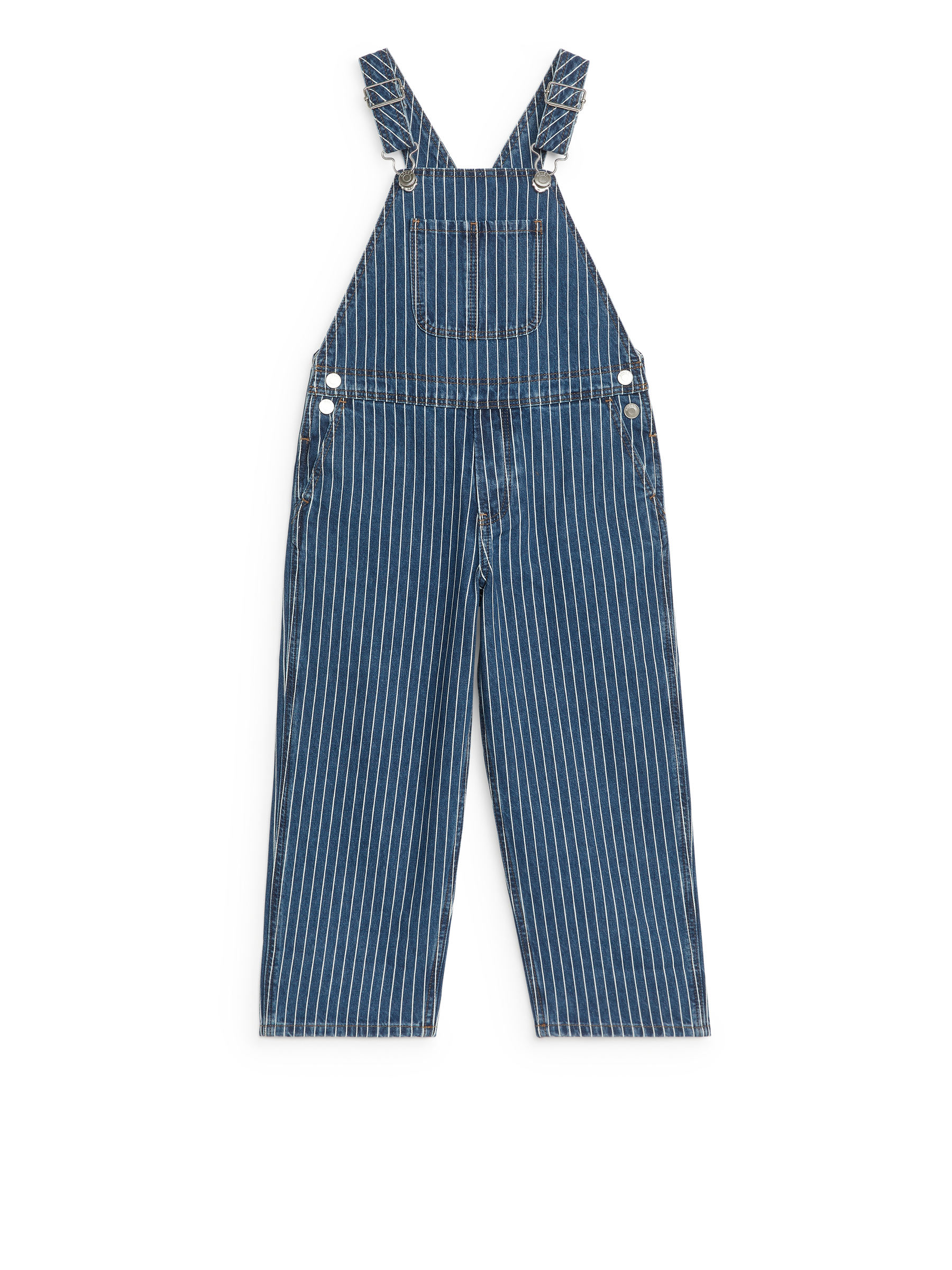 Lockere Jeans-Latzhose - Mittelblau/Hickory - Relaxed Fit - Kinder - StillMedia/DescriptiveStillLife - 3