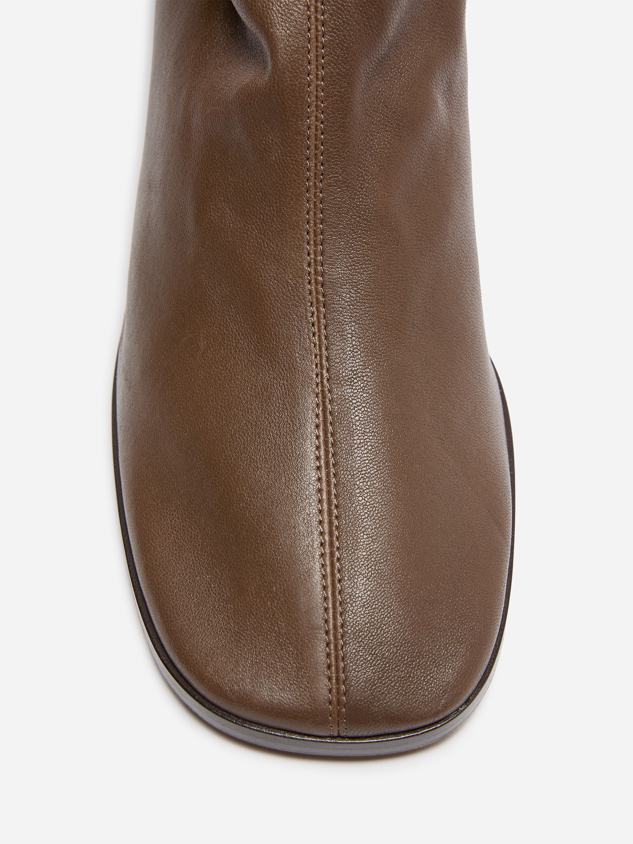 Botas de piel elástica por encima de la rodilla - Marrón - women - StillMedia/DescriptiveDetail - 4