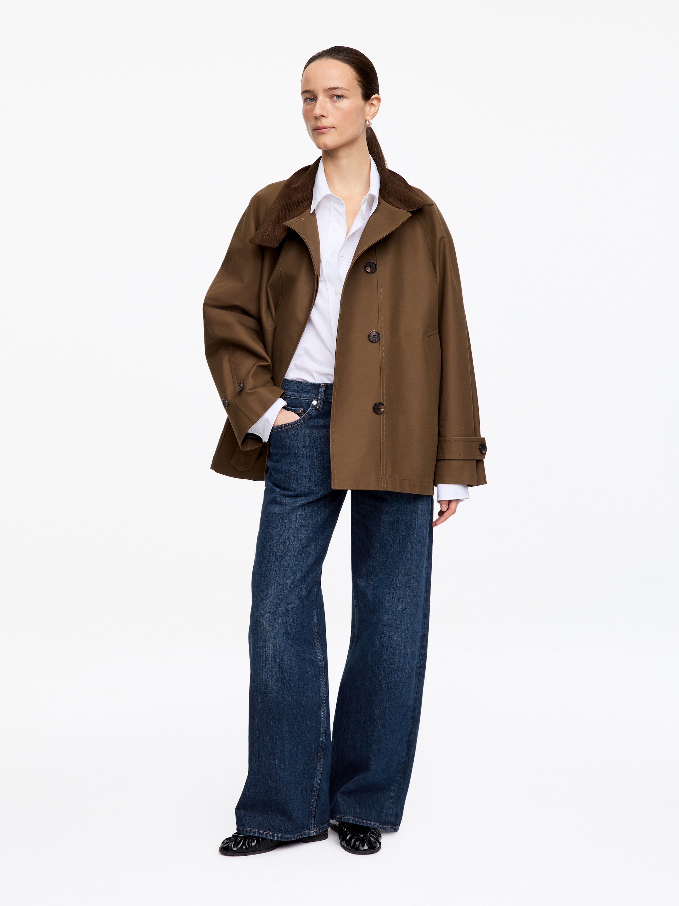 CLOUD Loose Wide Jeans - Mid Blue - Relaxed fit - Women - StillMedia/Lookbook - 23