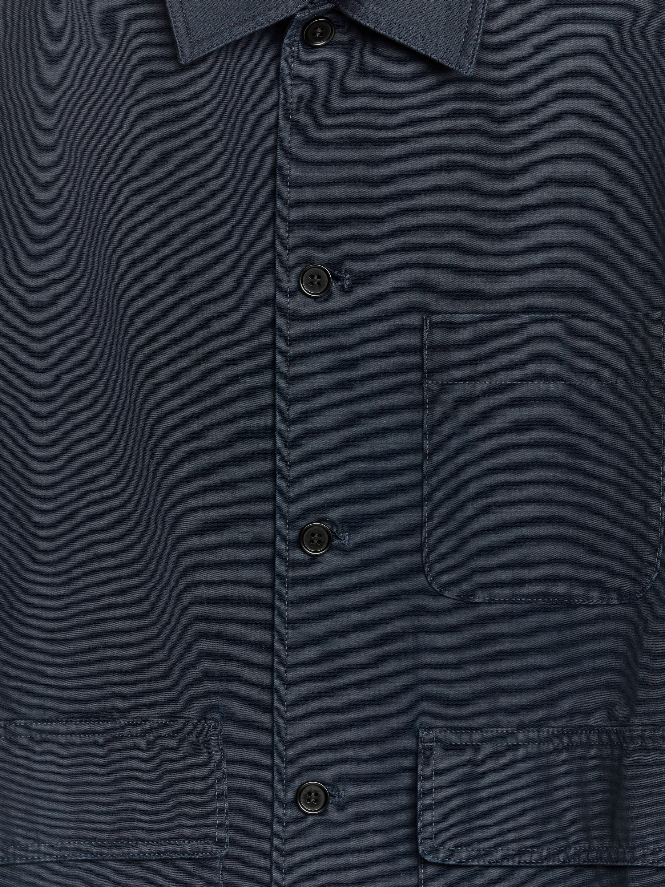 Hemdjacke aus Baumwolle - Dunkelblau - Regular Fit - Herren - StillMedia/DescriptiveDetail - 2