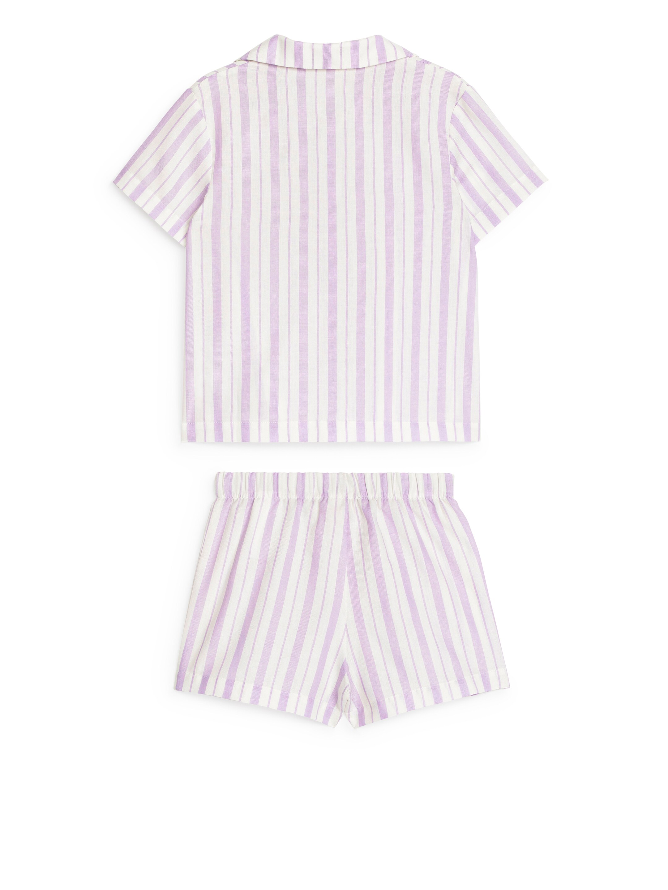 Visa större bild: Pyjamasset i bomull - Lila/vit - BARN | H&M SE 2