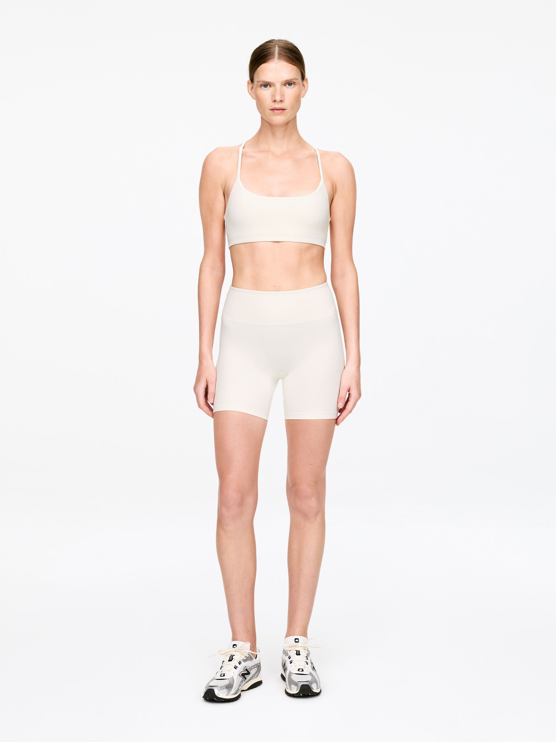 Weiche Stretch-Radlershorts-#E9E2D6-17873