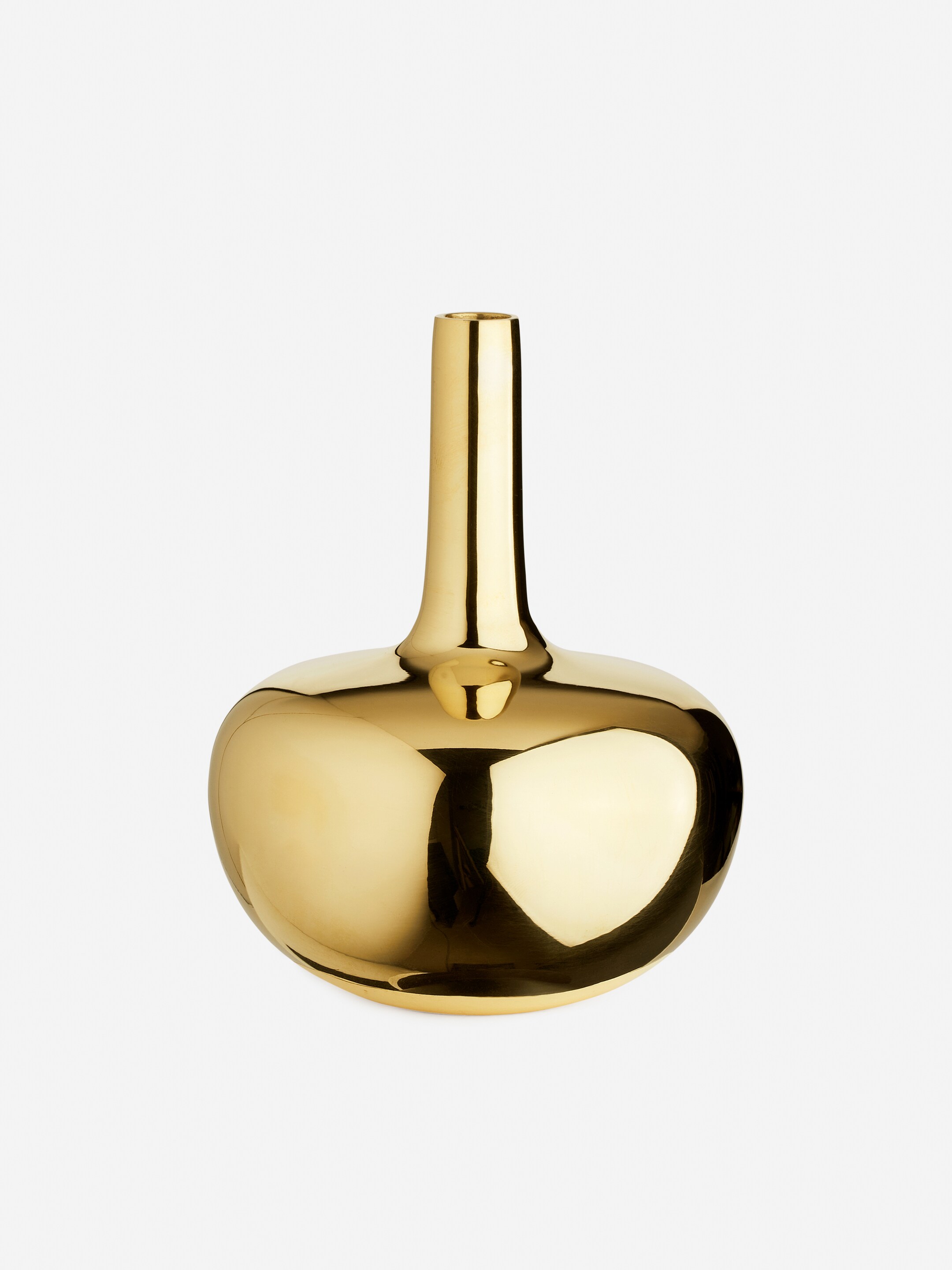 Näytä suurempi kuva: Messinkimaljakko 11 cm - Kulta - Home All | H&M FI 1