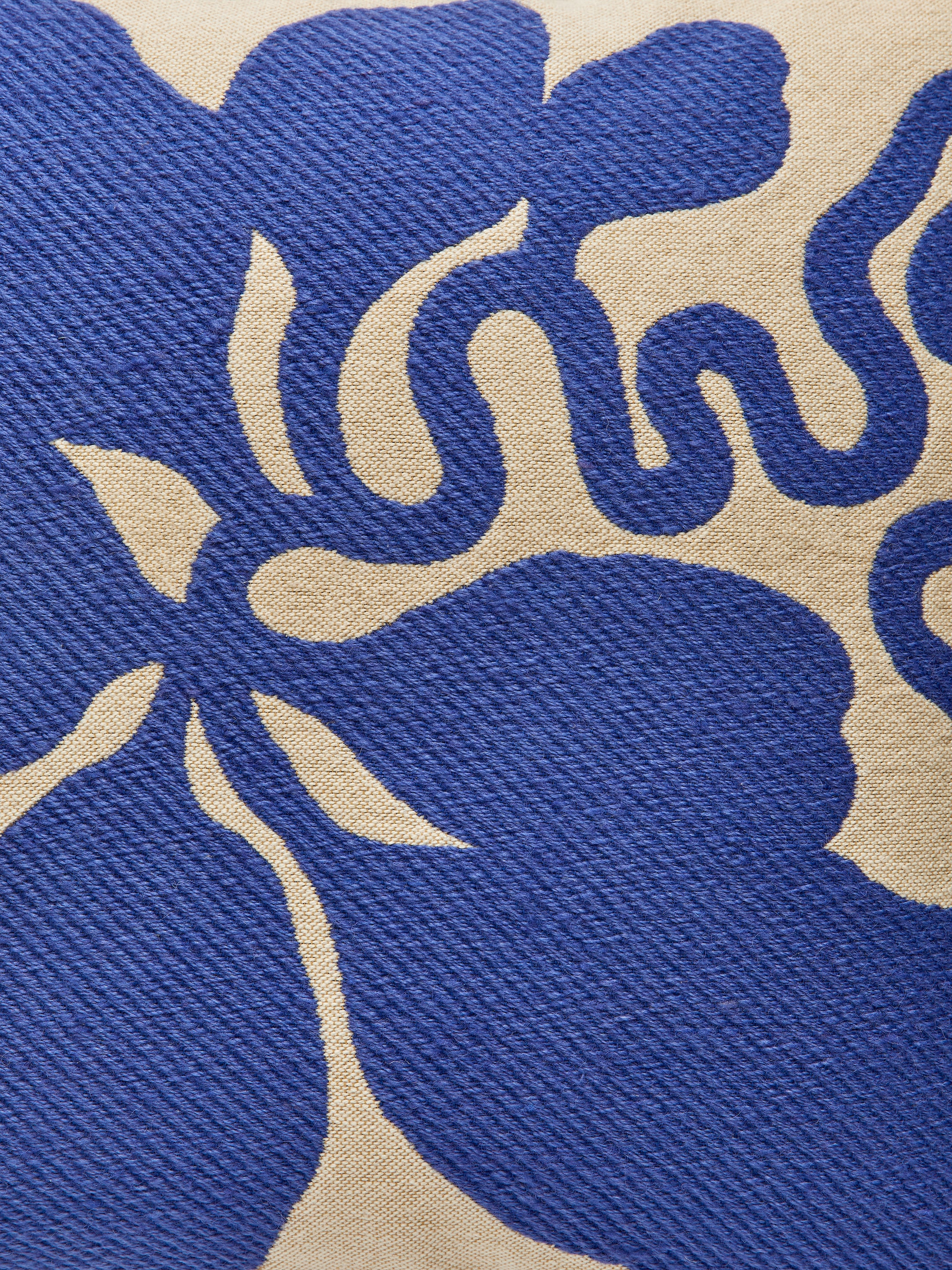 Cotton Wool Cushion Cover 50 x 50 cm - Blue/Beige - Homeware - StillMedia/DescriptiveDetail - 1