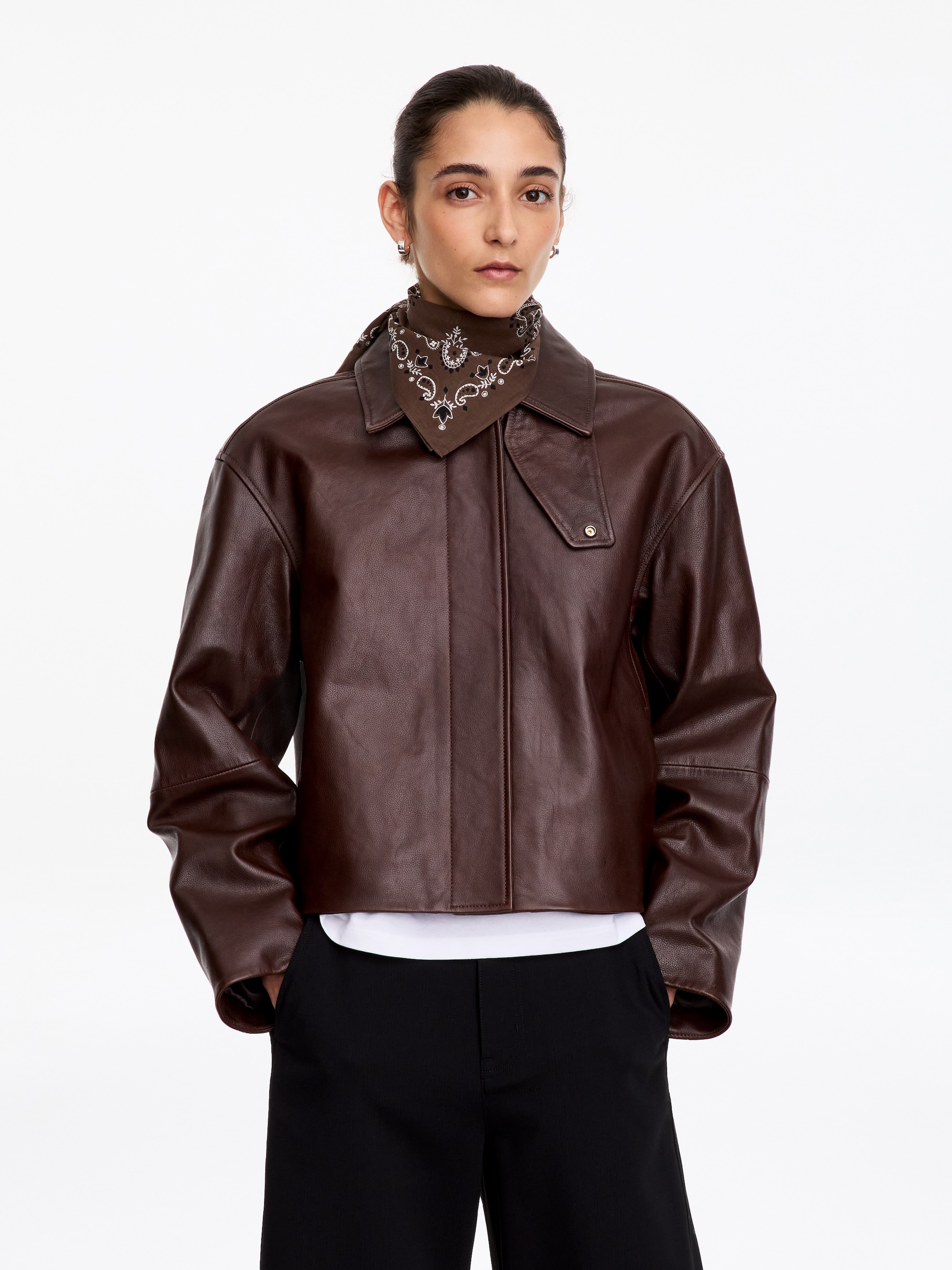 Cotton Scarf - Mole - women - StillMedia/Lookbook - 4