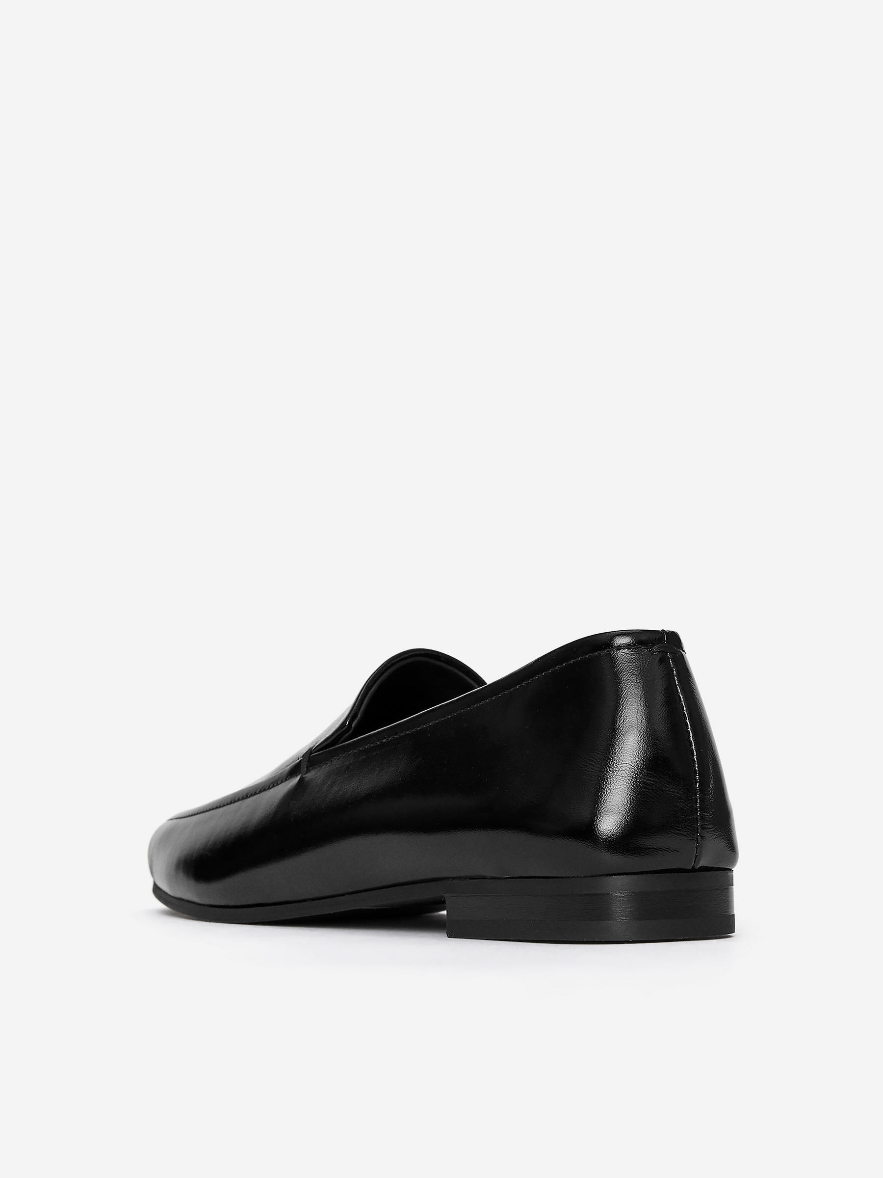 Lacquered Leather Loafers - Black - Women - StillMedia/DescriptiveStillLife - 6