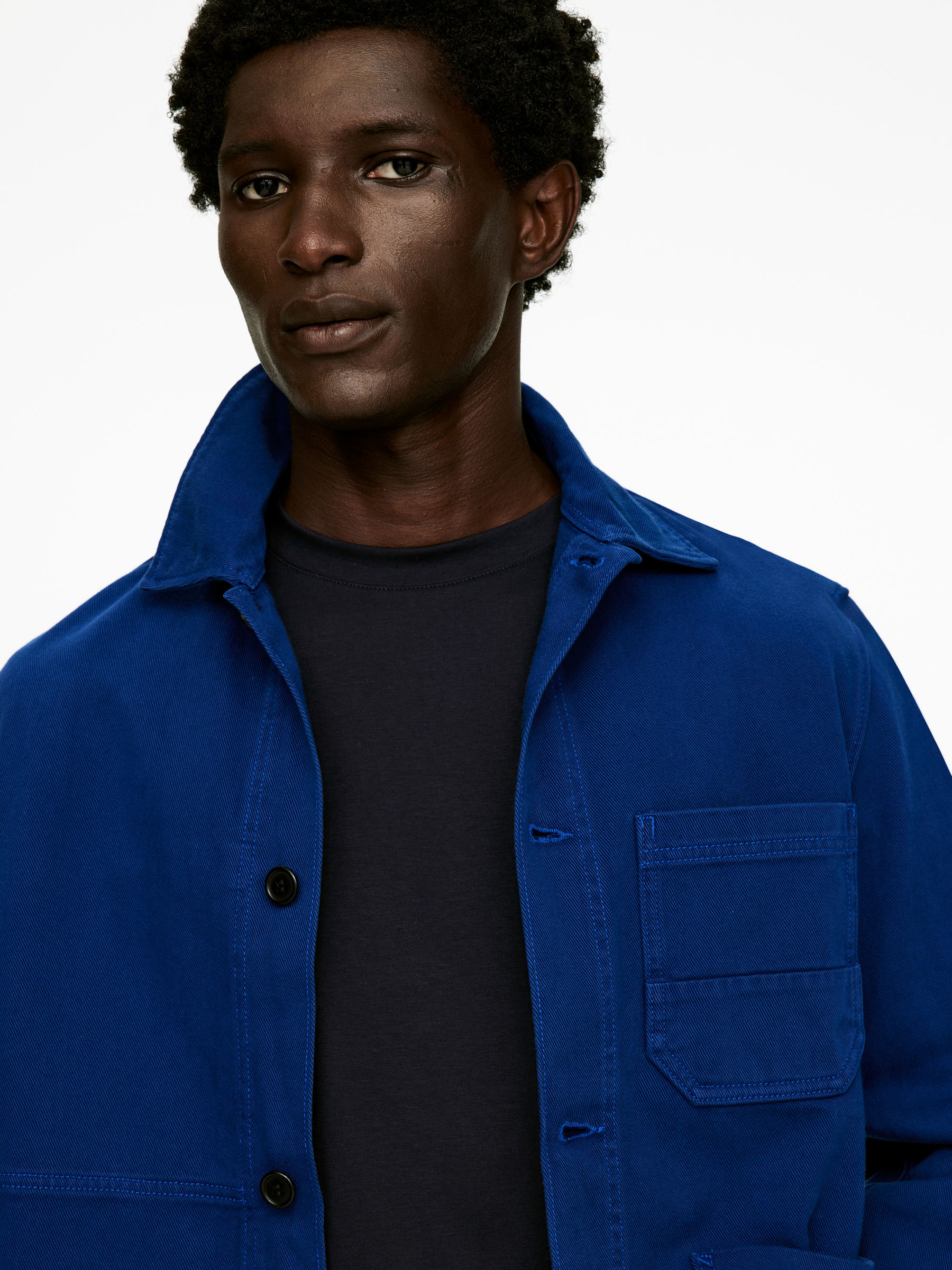 Interlock T-shirt - Dark Blue - Loose fit - Men - StillMedia/Lookbook - 24