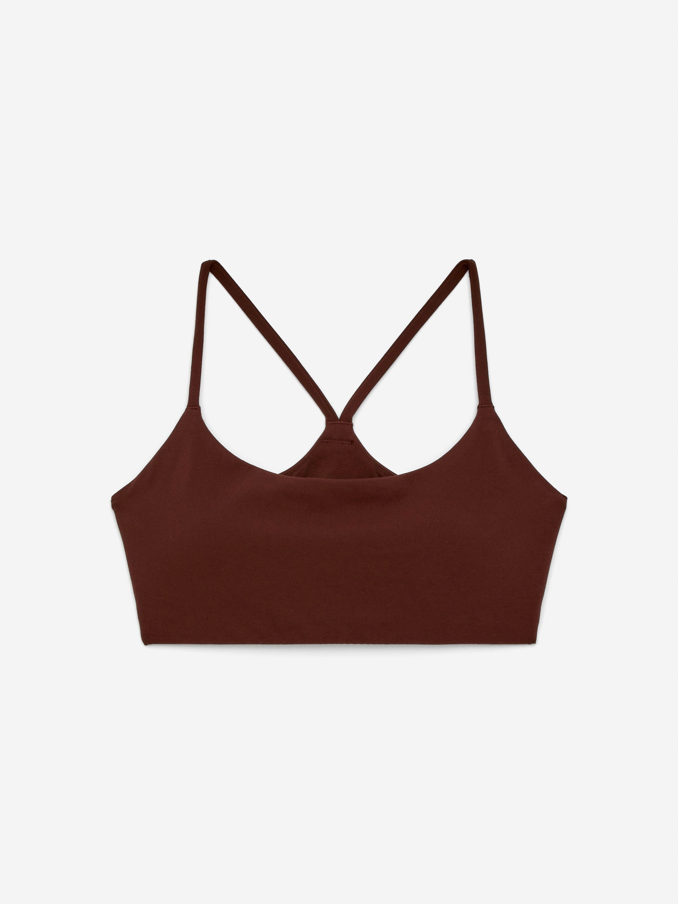 Soft Stretch Bra - Dark Brown - Slim fit - Women - StillMedia/DescriptiveStillLife - 1