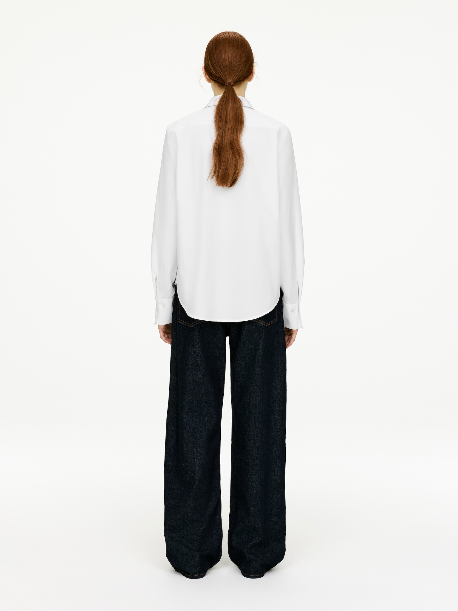 Chemise en popeline de coupe standard - Blanc - 6