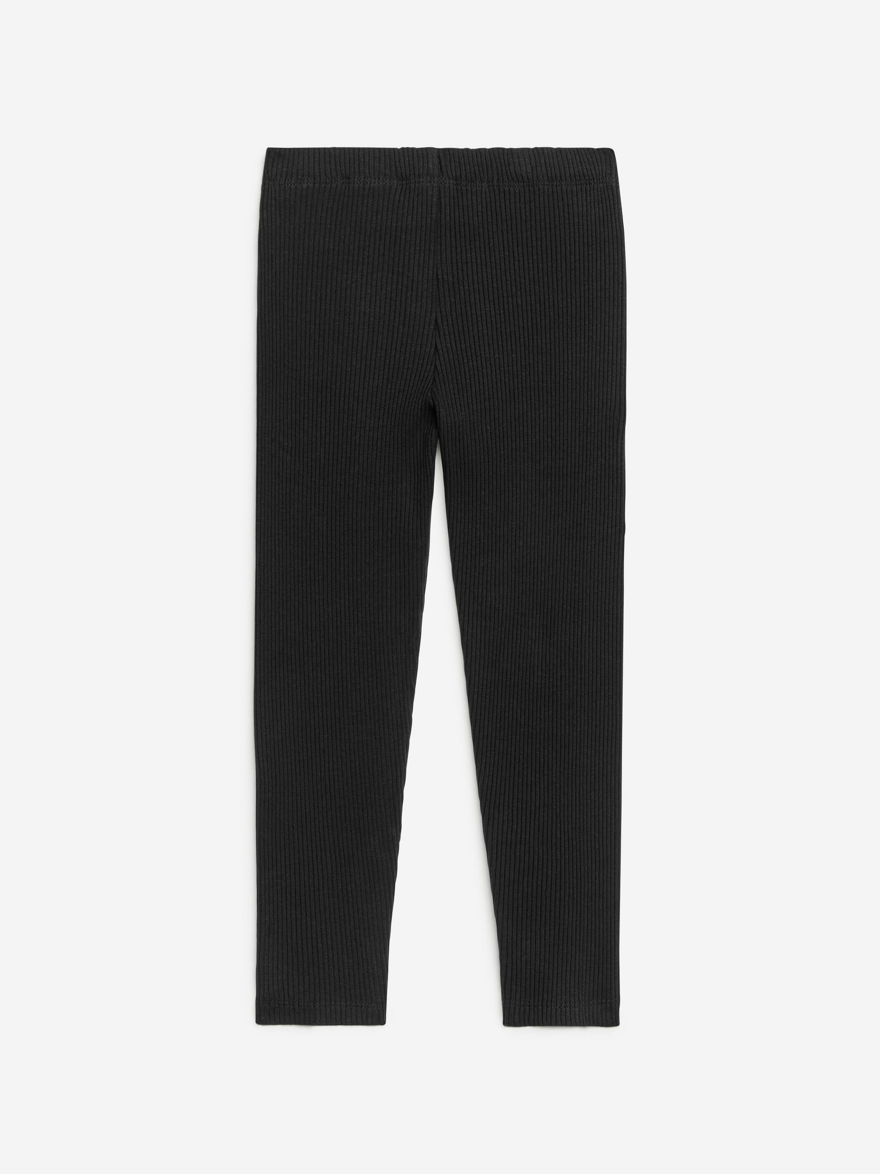 Rib Jersey Leggings - Black - Regular fit - Children - StillMedia/DescriptiveStillLife - 3