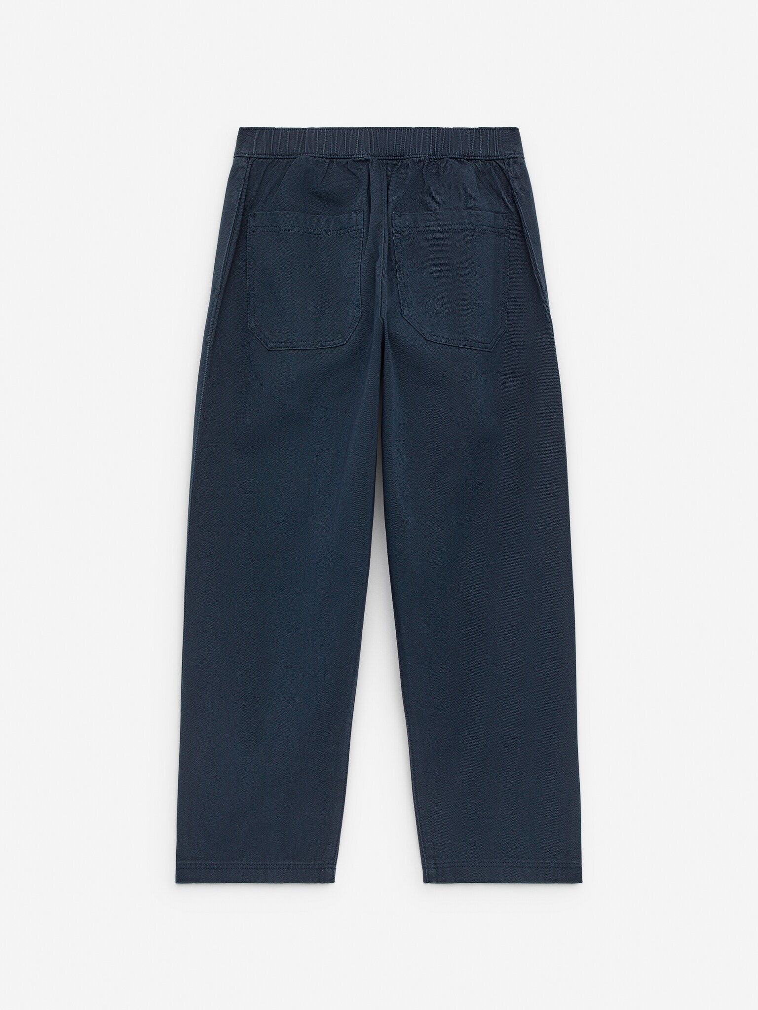 Pleated Trousers - Dark Blue - 2