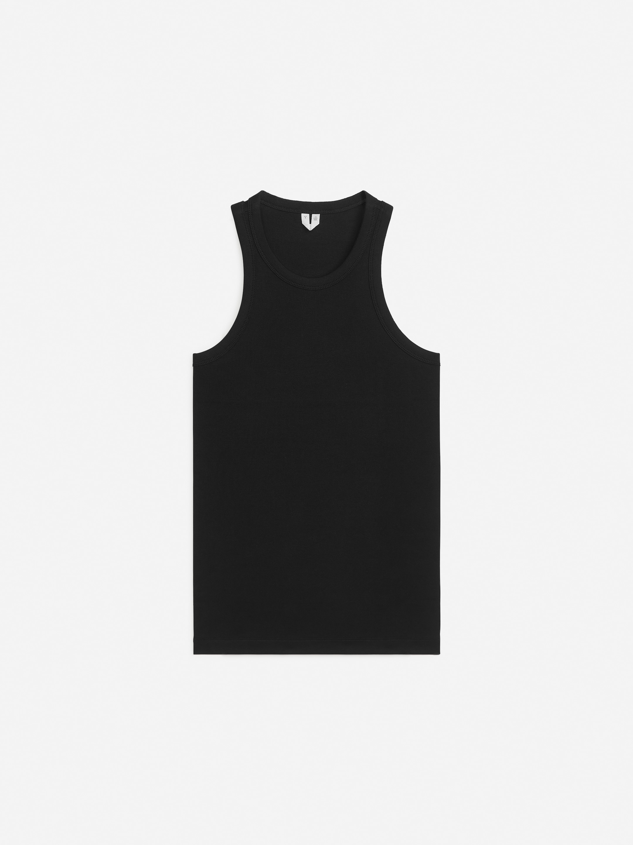 Grösseres Bild ansehen: Rippenträgerhemd mit Racerback - Schwarz - DAMEN | H&M CH 5