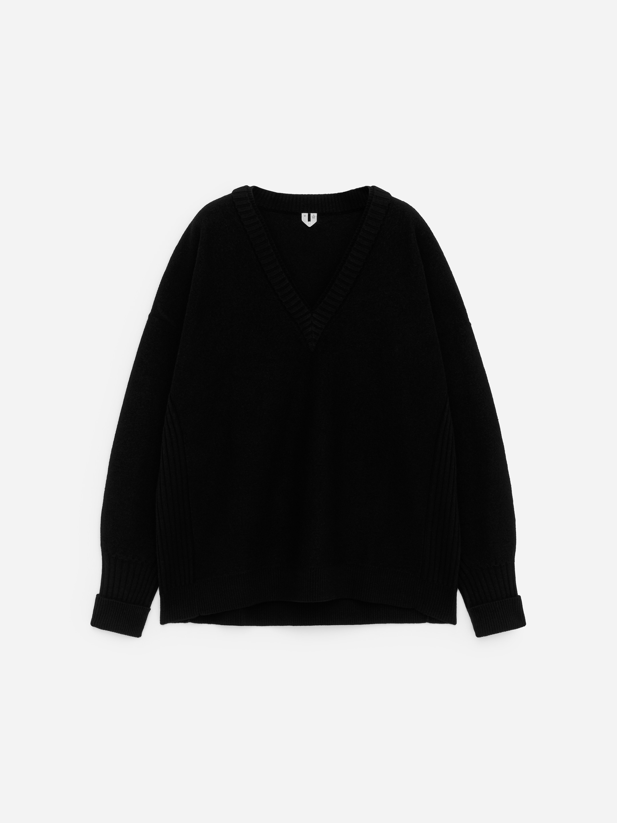 Pull en laine bouillie - Noir - Relaxed fit - Femme - StillMedia/DescriptiveStillLife - 2